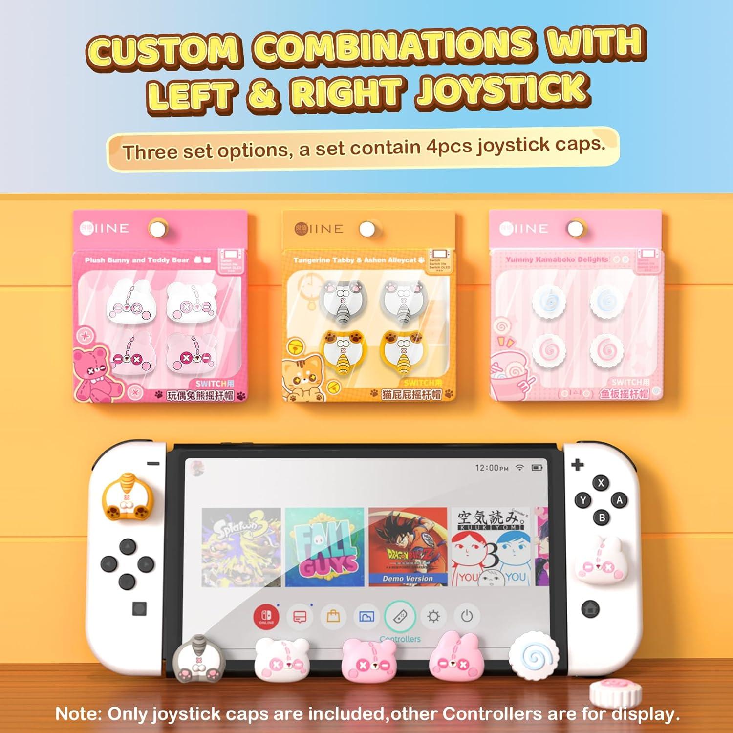 Tapa de Joystick Silicona WEUTOP para Switch Kamaboko