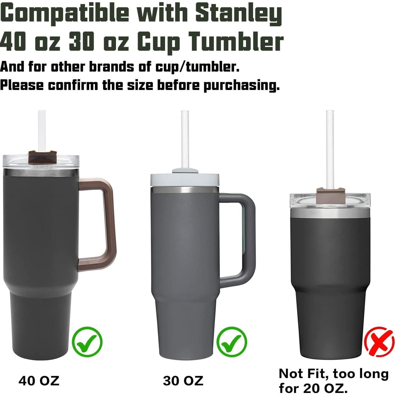 Popotes Reutilizables Beonsky para Taza Stanley 30/40 oz