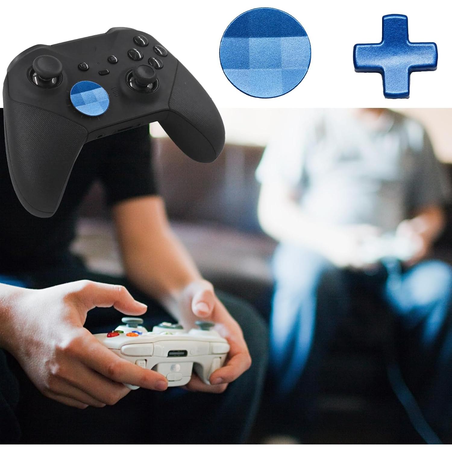 D-Pads 2 en 1 Dogxiong para Xbox Elite 2 Azul Metal