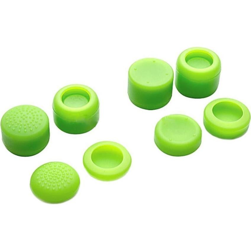 Paquete de 8 Gomas de Pulgar Ambertown Verde para Joystick