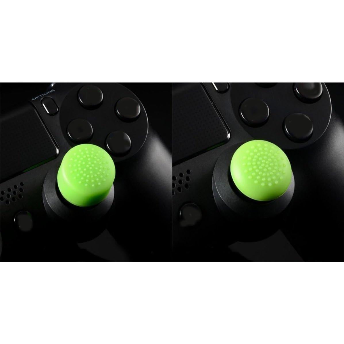 Paquete de 8 Gomas de Pulgar Ambertown Verde para Joystick