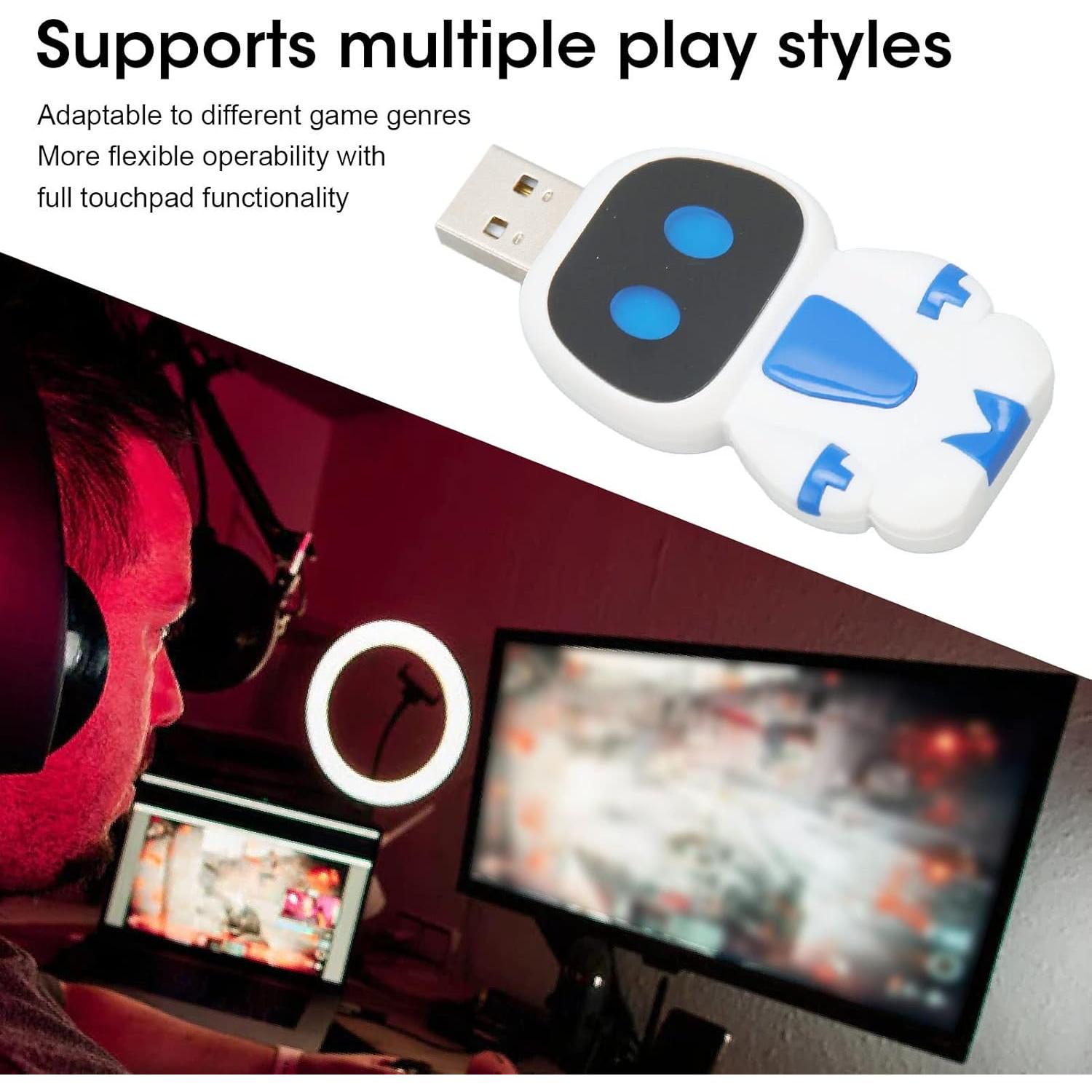 Adaptador Inalámbrico de Controlador Rosvola para PS5 PS4 Xbox