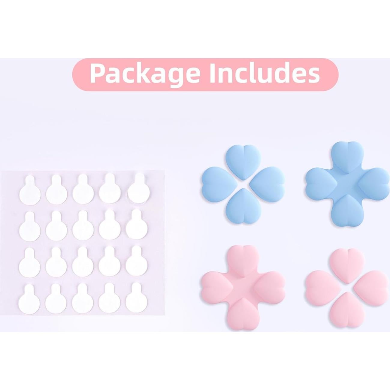 Juego de Tapas de Botones GeekShare para Joy-Con - Rosa y Azul