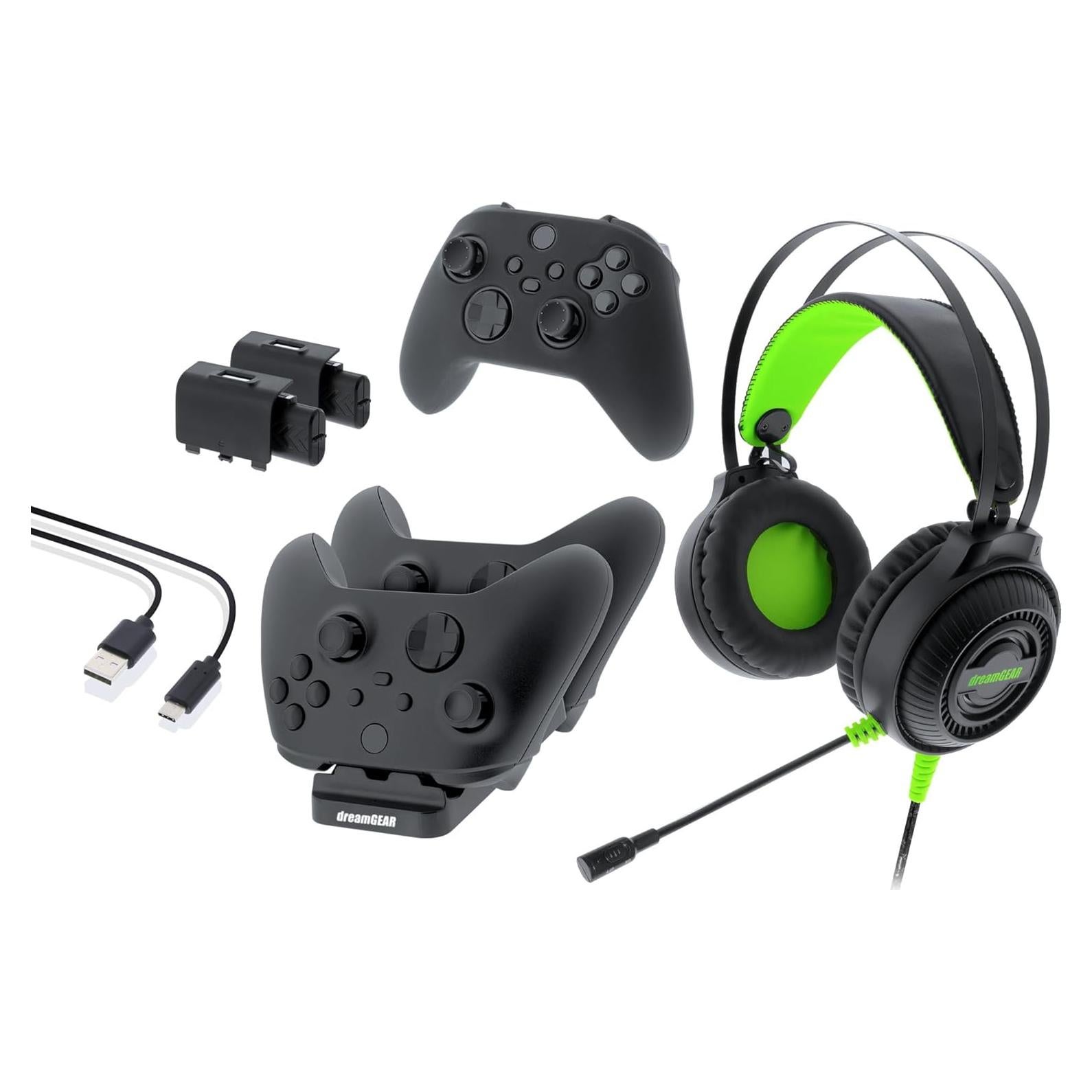 Kit de Jugadores dreamGEAR para Xbox Series XS con Auriculares y Cargador