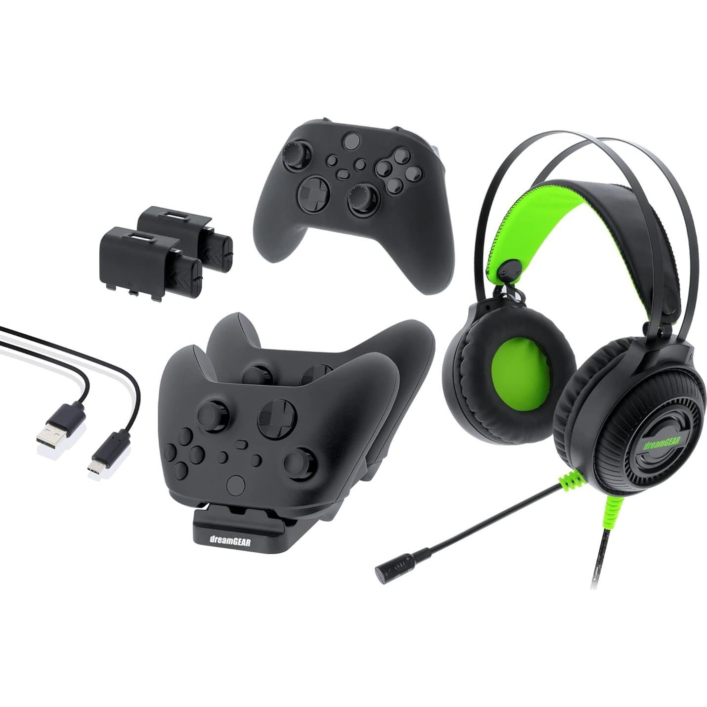 Kit de Jugadores dreamGEAR para Xbox Series XS con Auriculares y Cargador