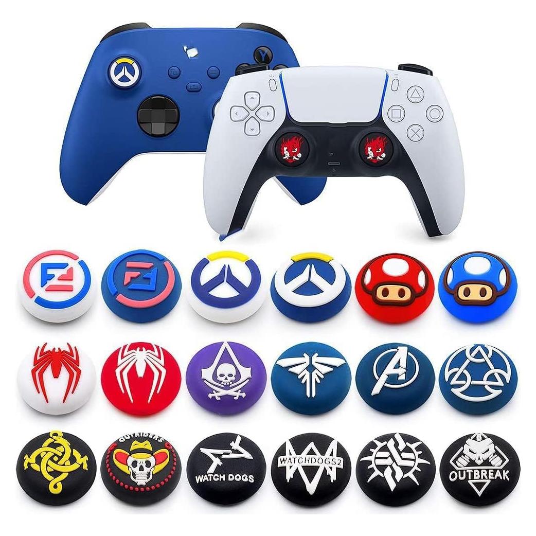 Tapas de Joystick de Silicona GGZone para PS5/PS4/Xbox
