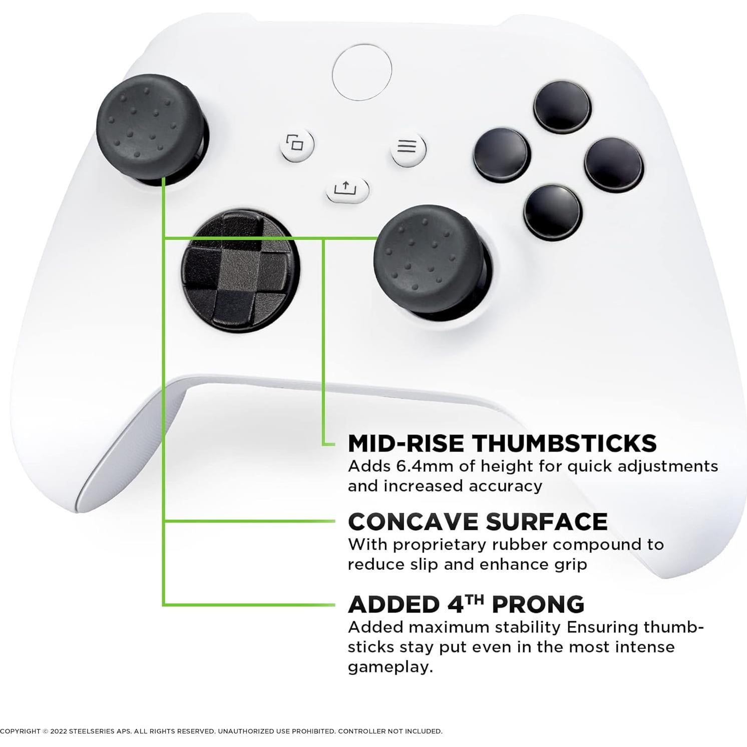 KontrolFreek CQC para Xbox One/Series X - Thumbsticks Negro