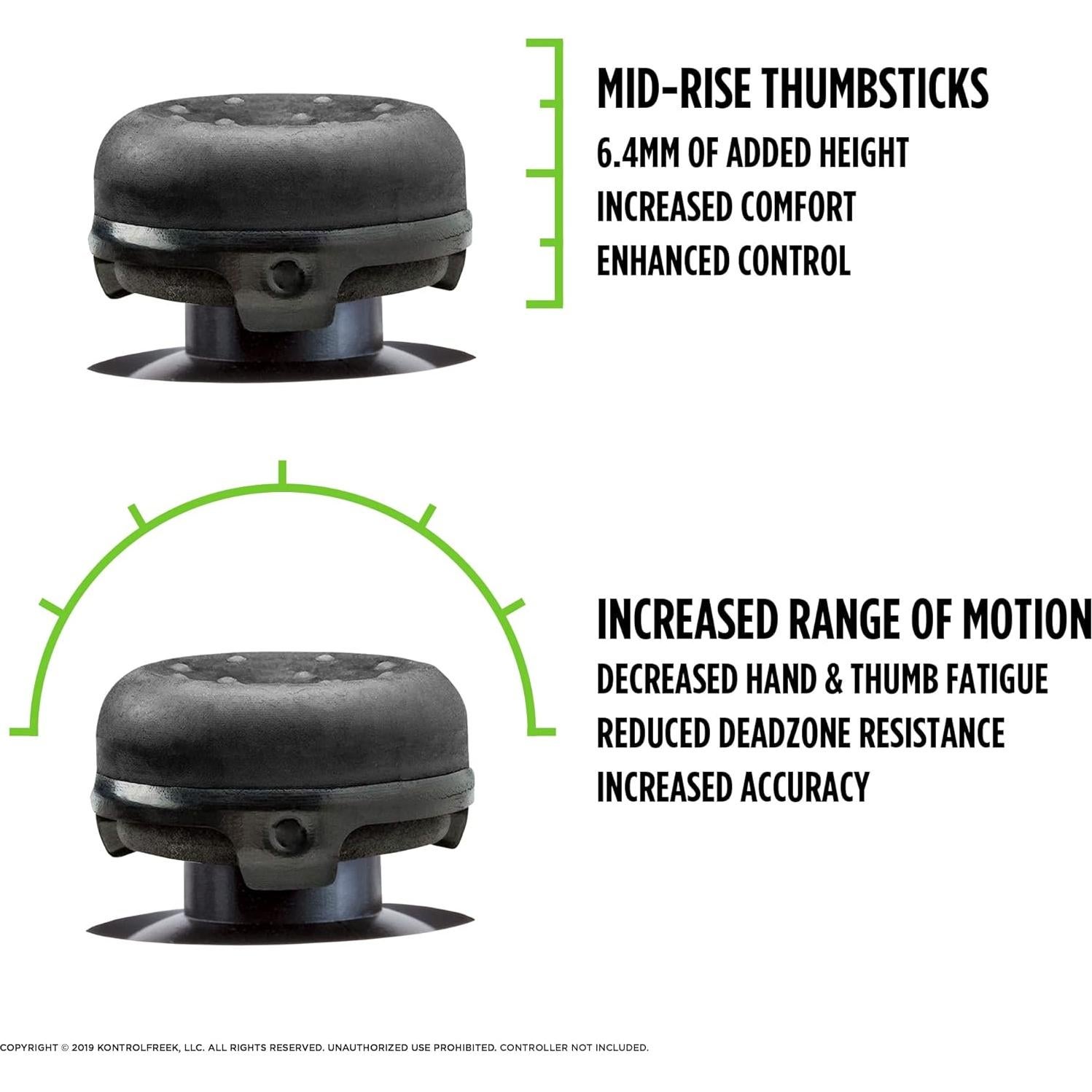 KontrolFreek CQC para Xbox One/Series X - Thumbsticks Negro