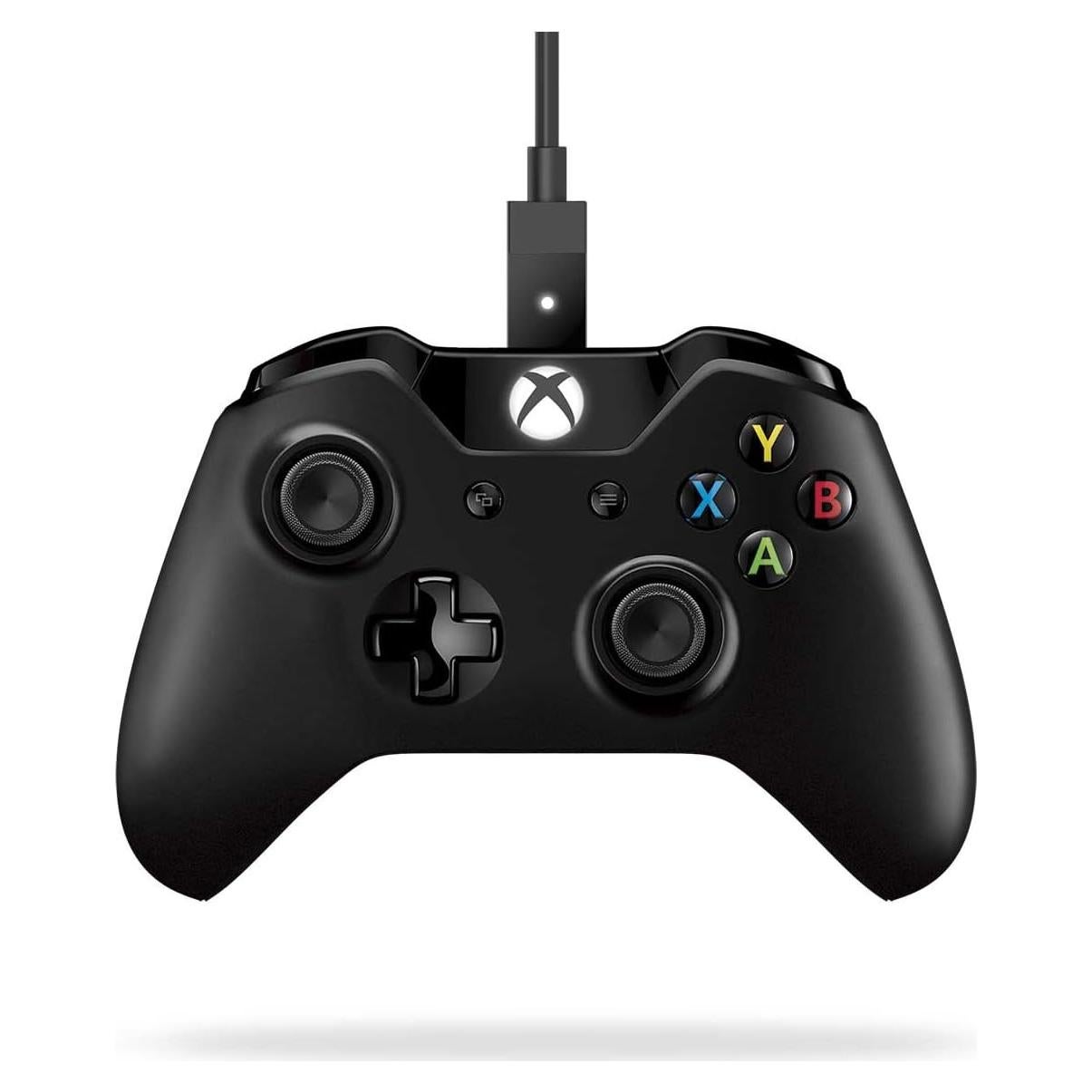 Controlador Microsoft Xbox One + Cable para PC - Negro