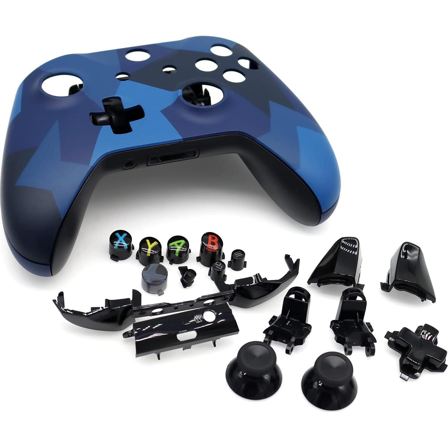 Carcasa Completa Xbox One S Deal4Go Camuflaje Azul