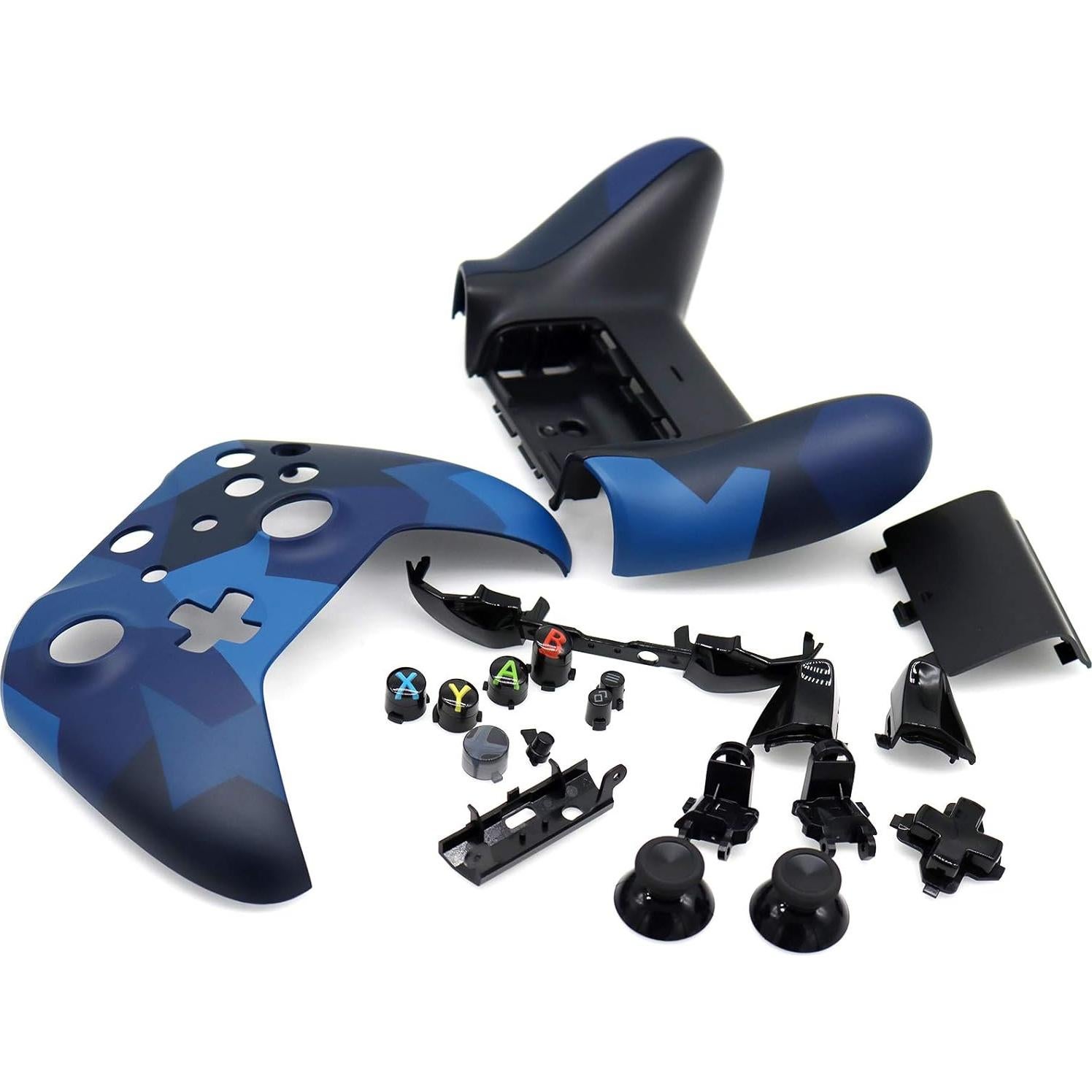 Carcasa Completa Xbox One S Deal4Go Camuflaje Azul