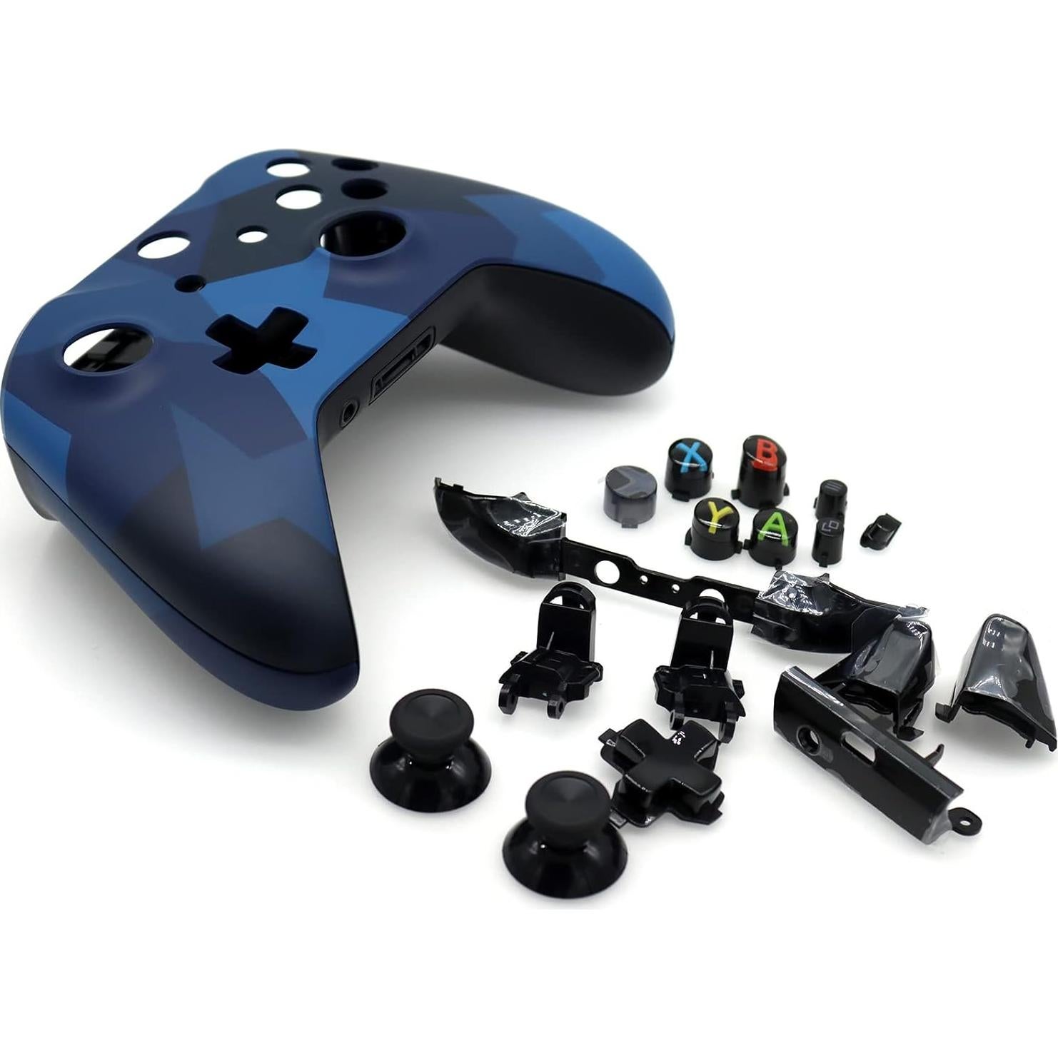 Carcasa Completa Xbox One S Deal4Go Camuflaje Azul