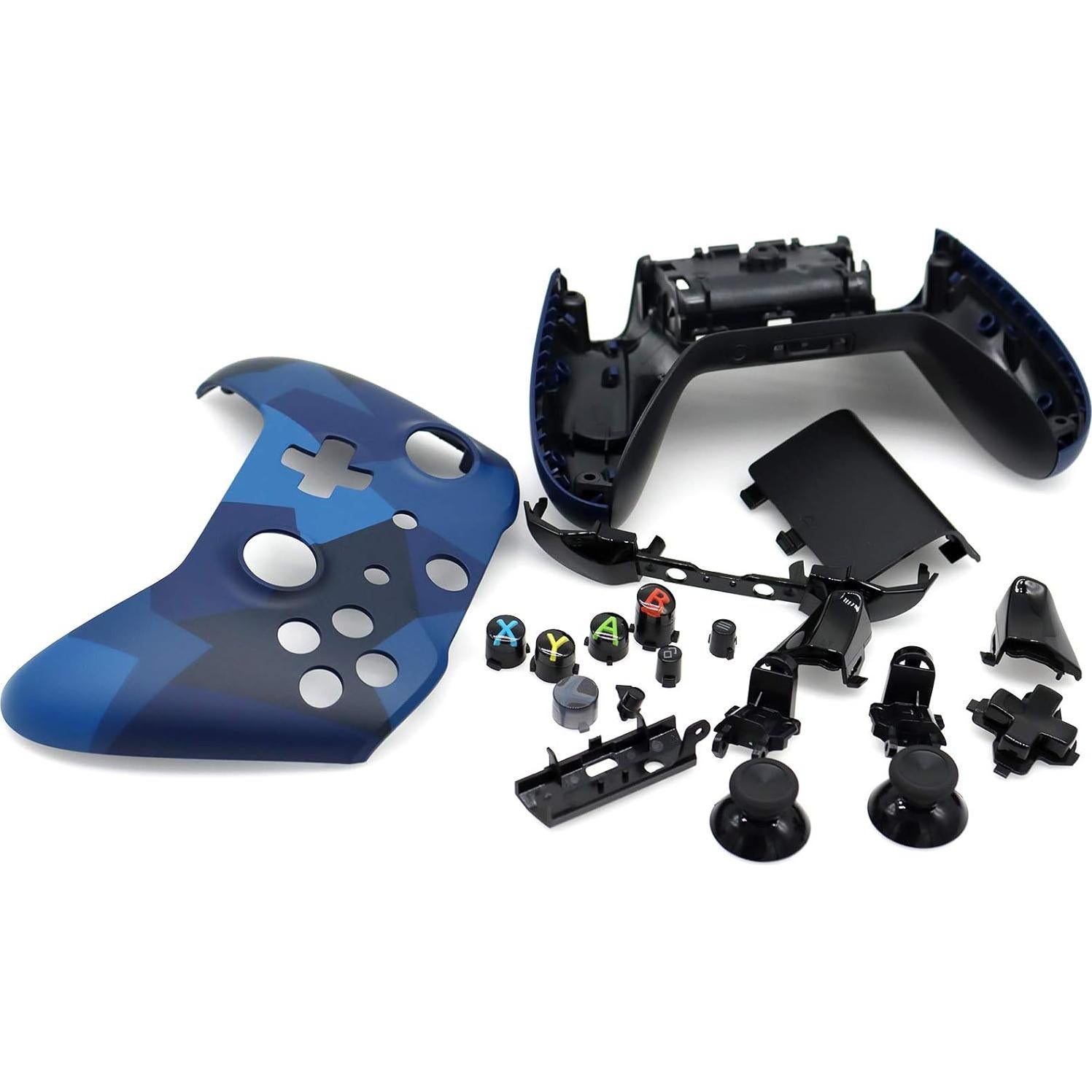 Carcasa Completa Xbox One S Deal4Go Camuflaje Azul