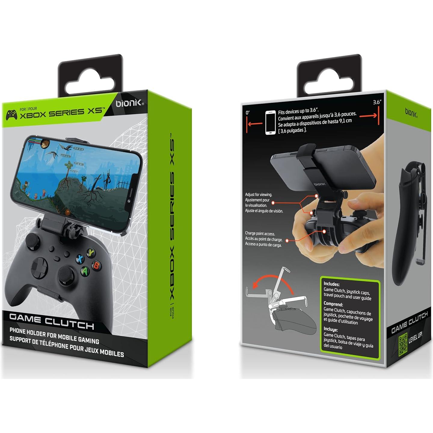 Soporte Bionik Game Clutch para Xbox Series XS - Ajustable