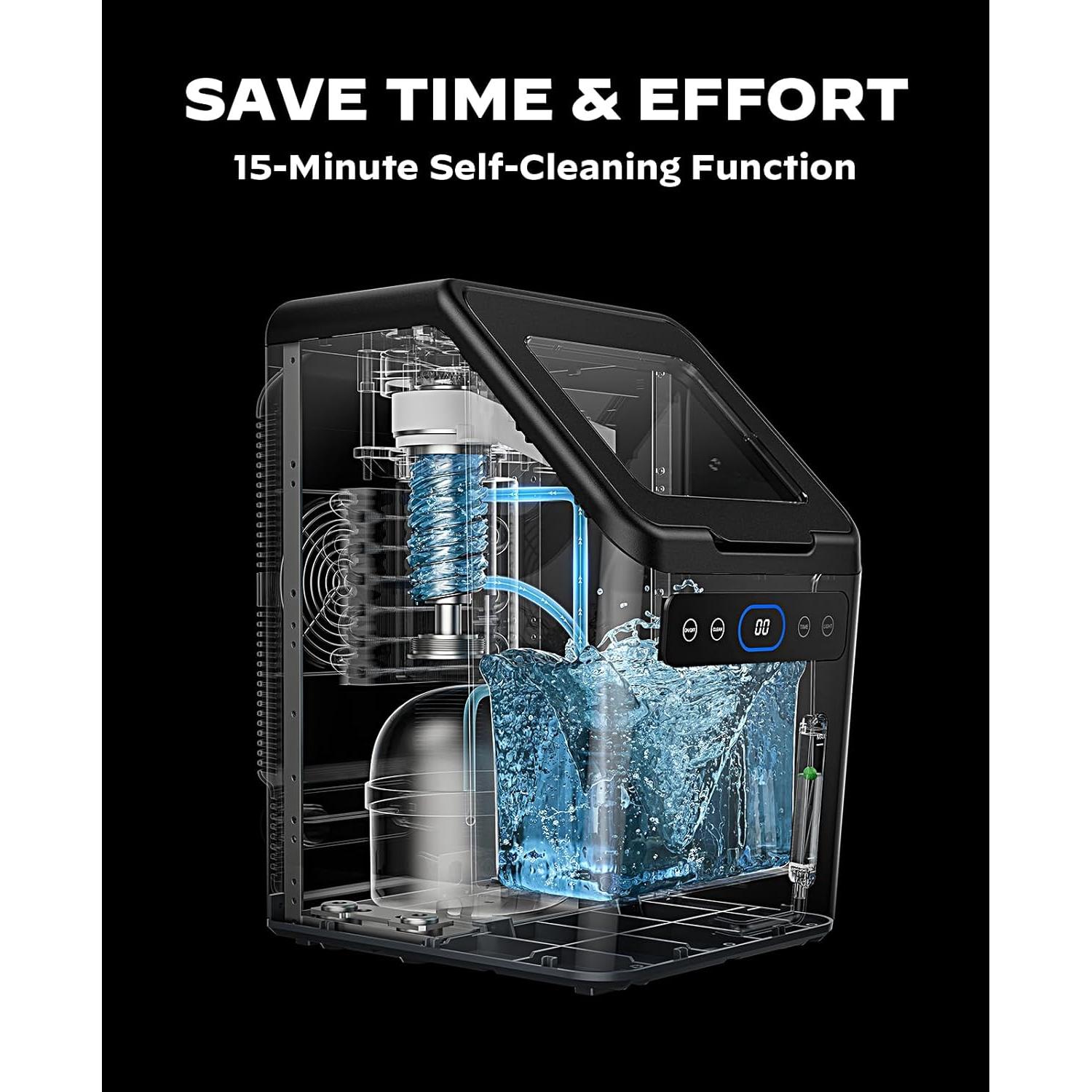 Fabricador de Hielo Nugget Totnz GF-IM30T, 20 kg/día, Autolimpieza