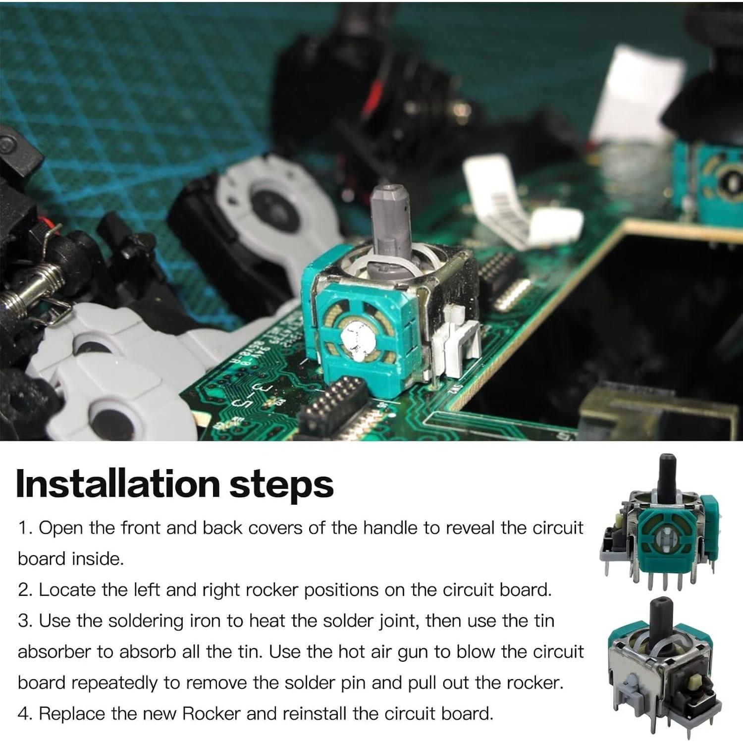 Reemplazo Palanca Analógica Joystick 4 Piezas para XBOX