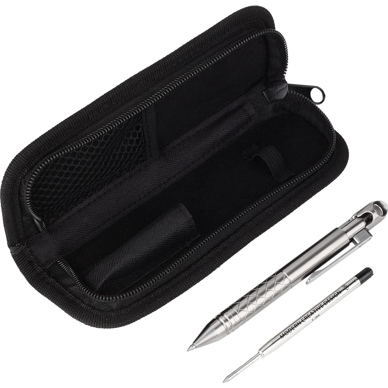 Bolígrafo de Titanio SMOOTHERPRO TI01BK Antideslizante