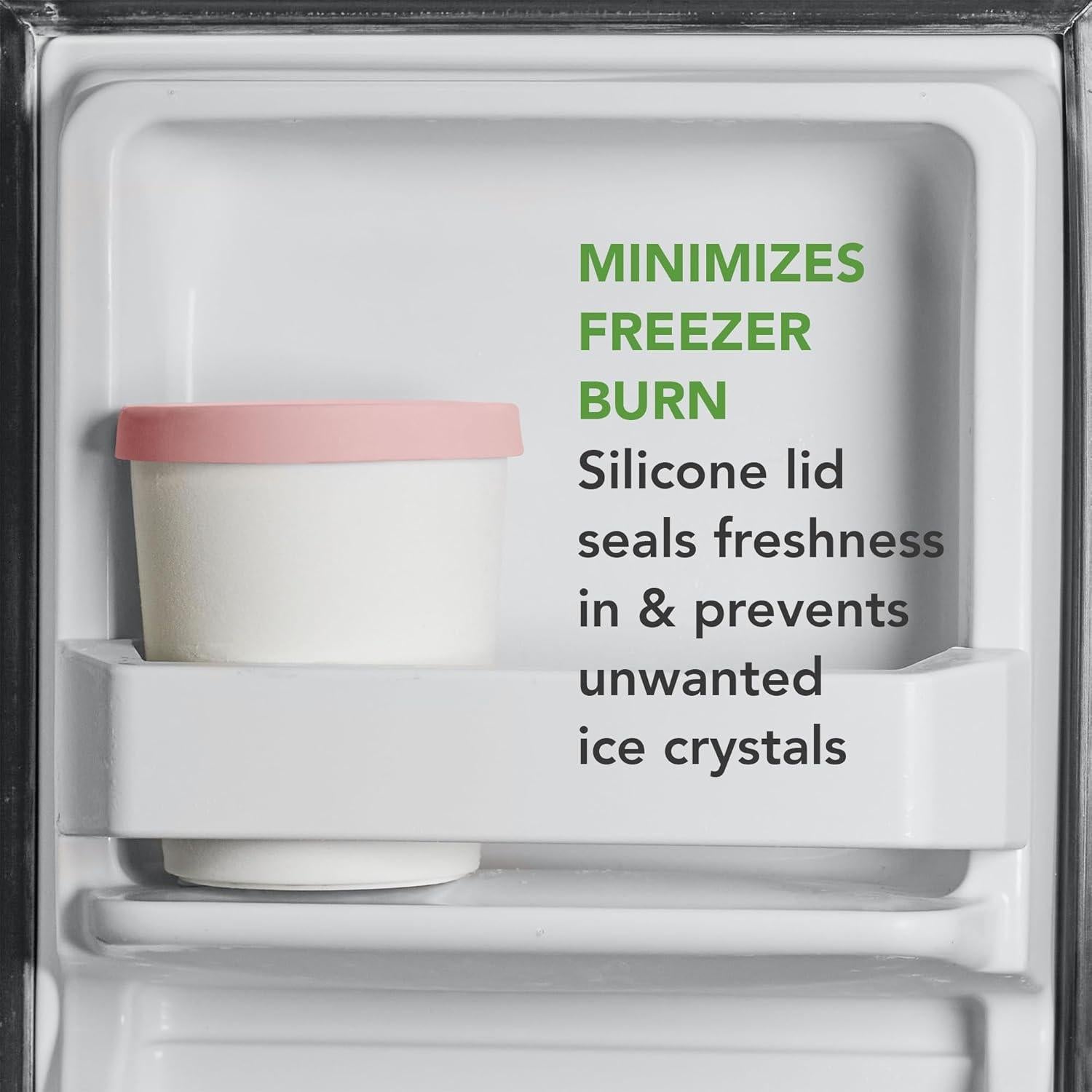 Contenedor de Helado Tovolo Sweet Treat Rosa 0.95L Apilable