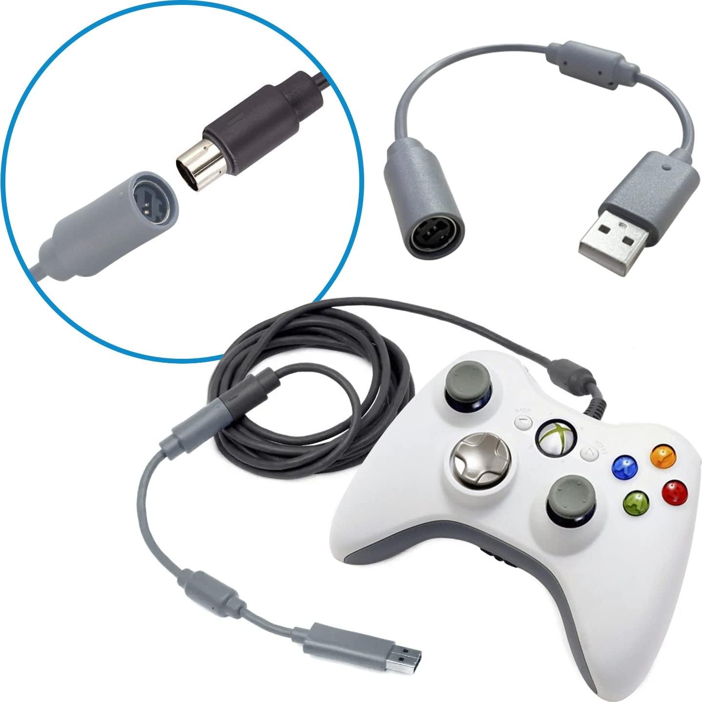 Adaptador USB OSTENT para Controlador Xbox 360 - Cable de Desconexión