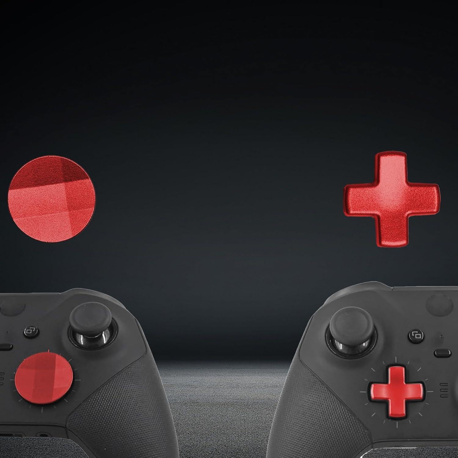 2 Piezas D-pads Reemplazo Xbox Elite Series 2 Rojo
