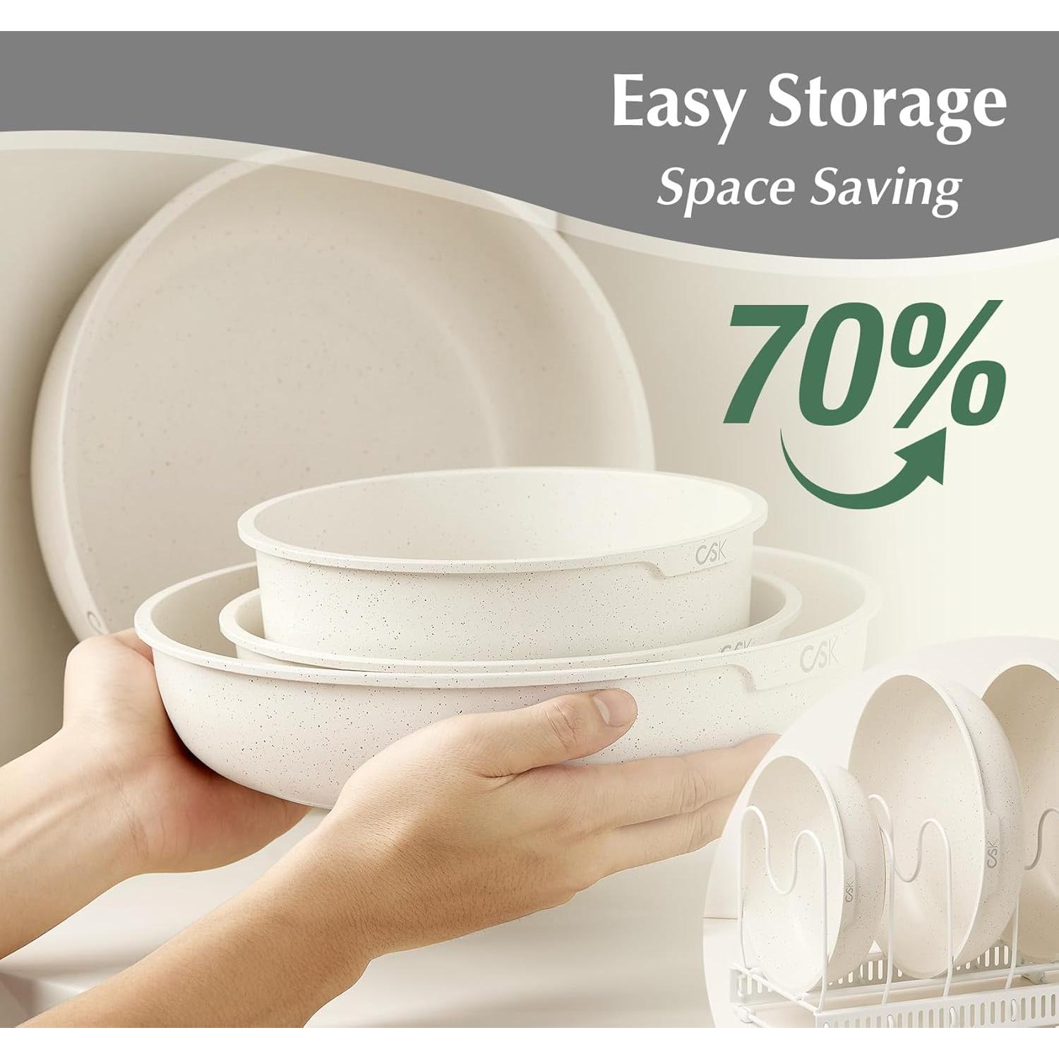 Juego de Ollas y Sartenes KOCH SYSTEME CS 17 Piezas Antiadherente