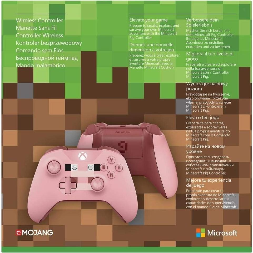 Controlador Inalámbrico Microsoft Xbox One Ed. Limitada Minecraft
