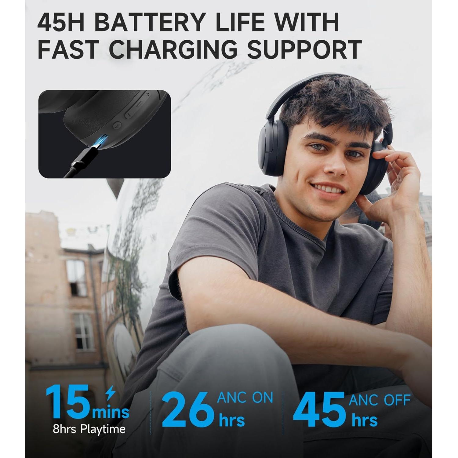 Auriculares Inalámbricos Edifier W800BT Pro - ANC Híbrido 45H