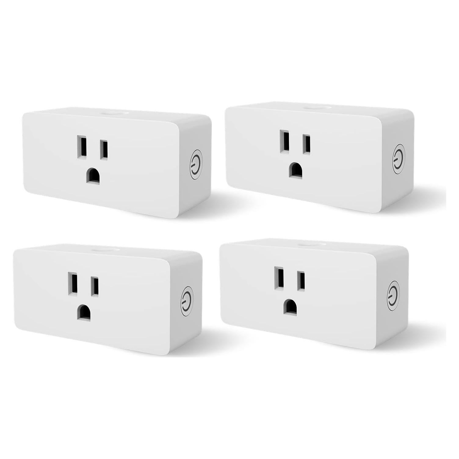 Enchufe WiFi WBM Smart PG-07-4PK Control por Voz Blanco