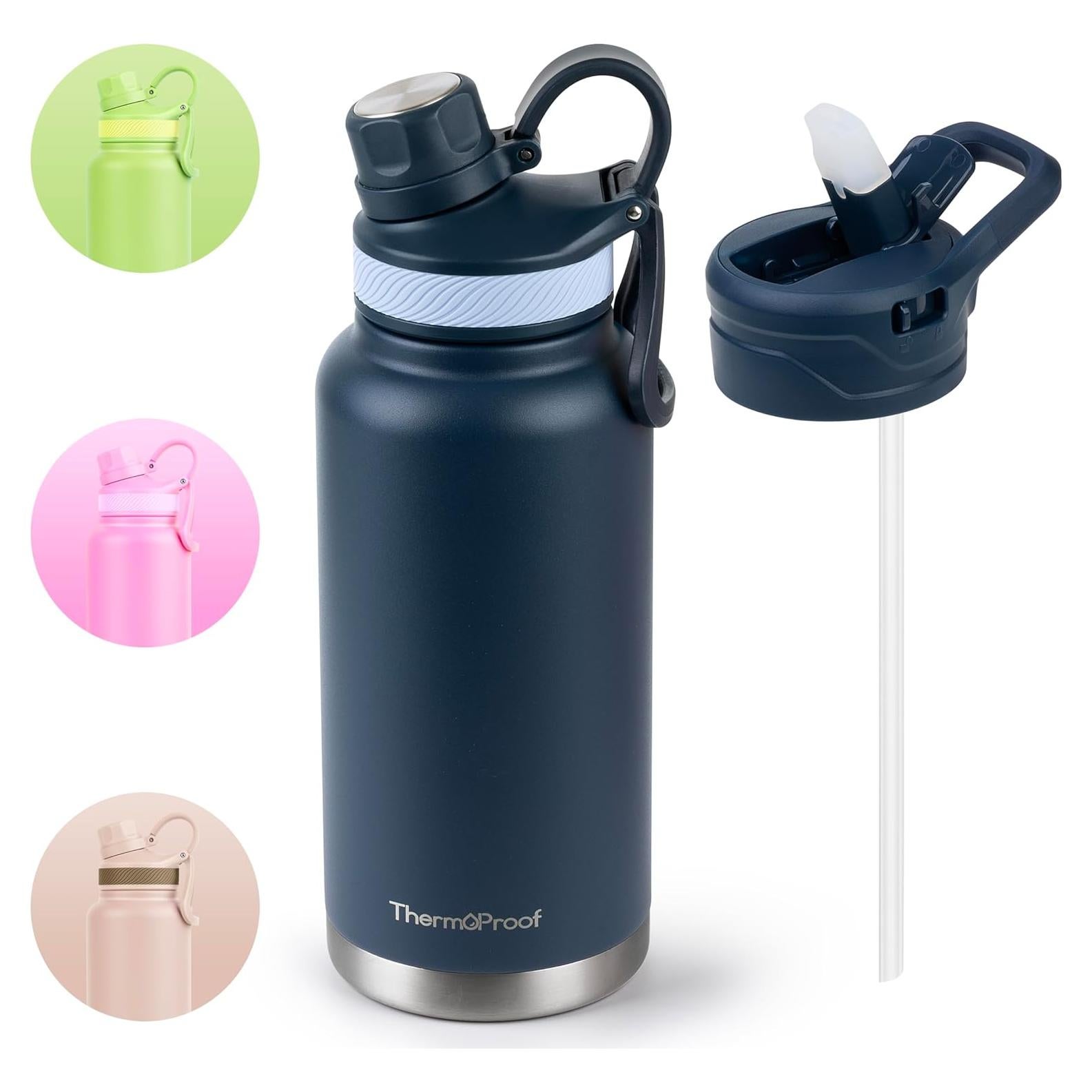 Botella de Agua Acero Inoxidable Better Life 0,95 L Azul Marino