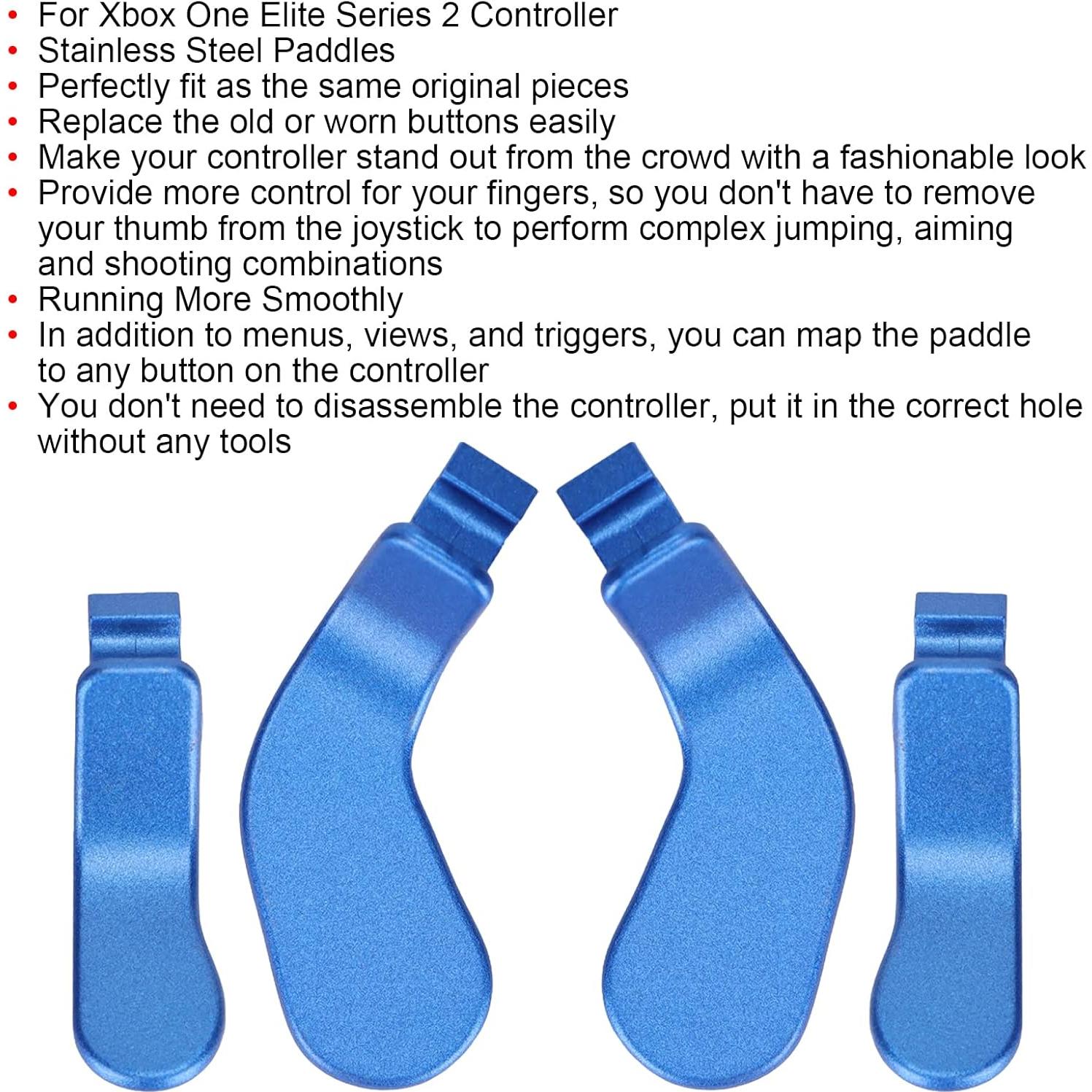 Palas Intercambiables PUSOKEI para Controlador Elite 2 Azul