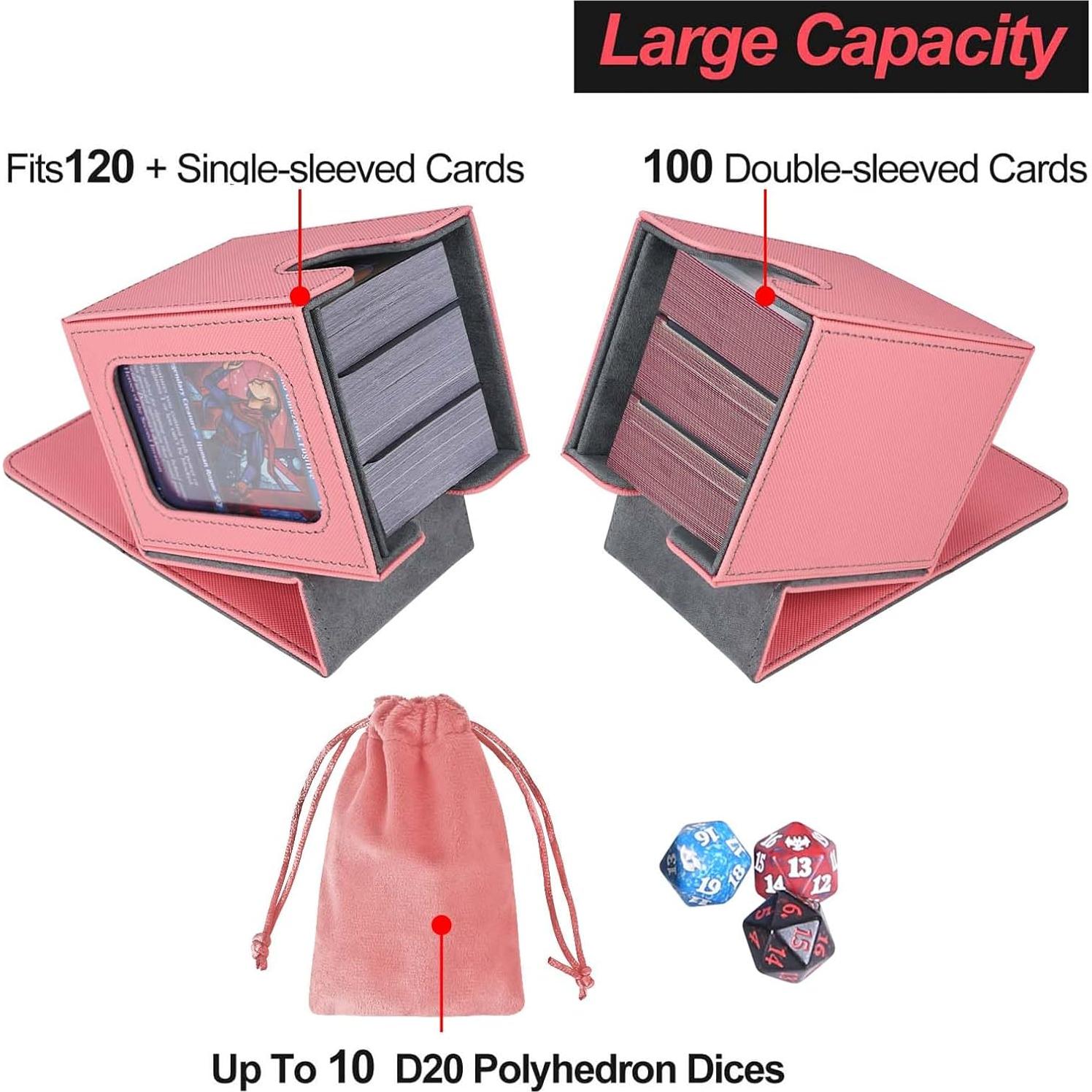 Caja de Deck AFIING para Cartas Commander 100 Cartas