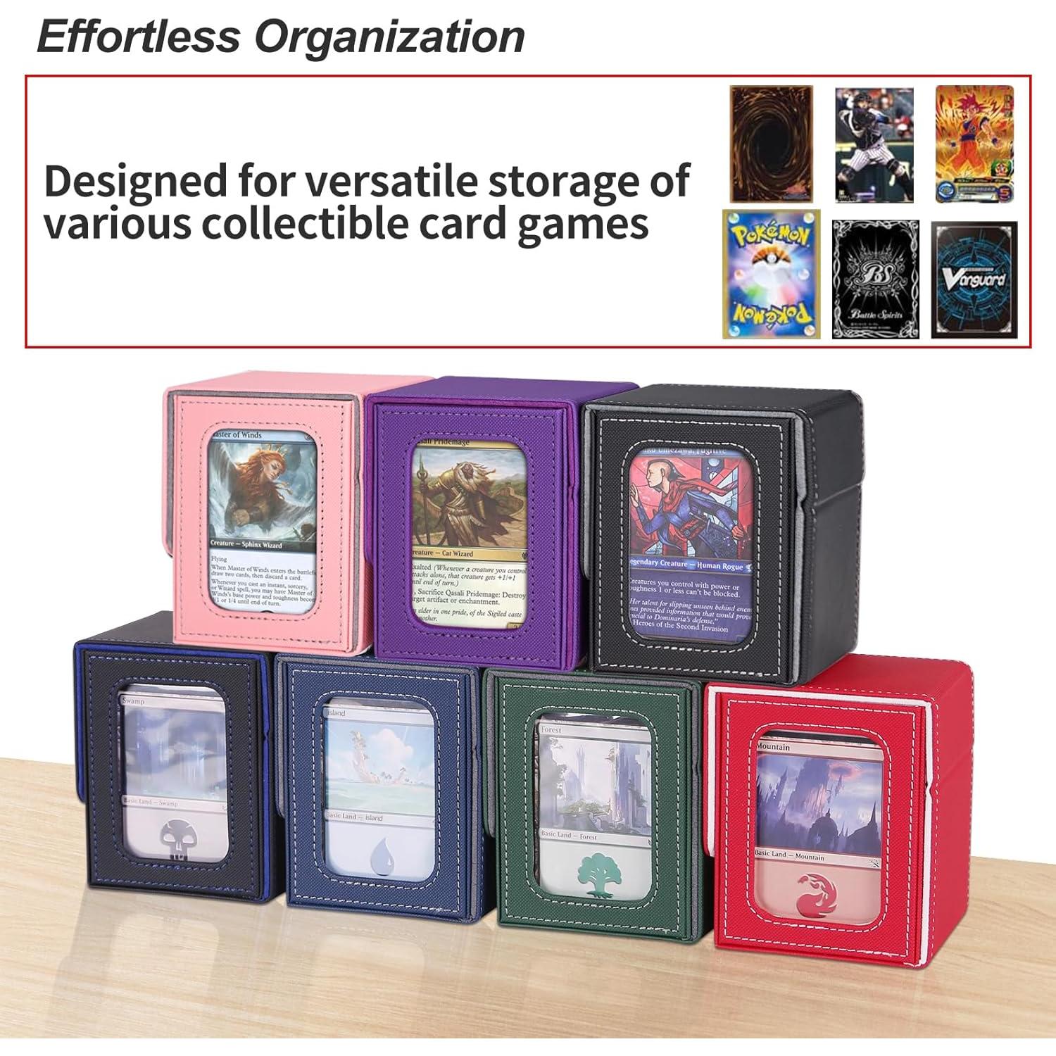 Caja de Deck AFIING para Cartas Commander 100 Cartas