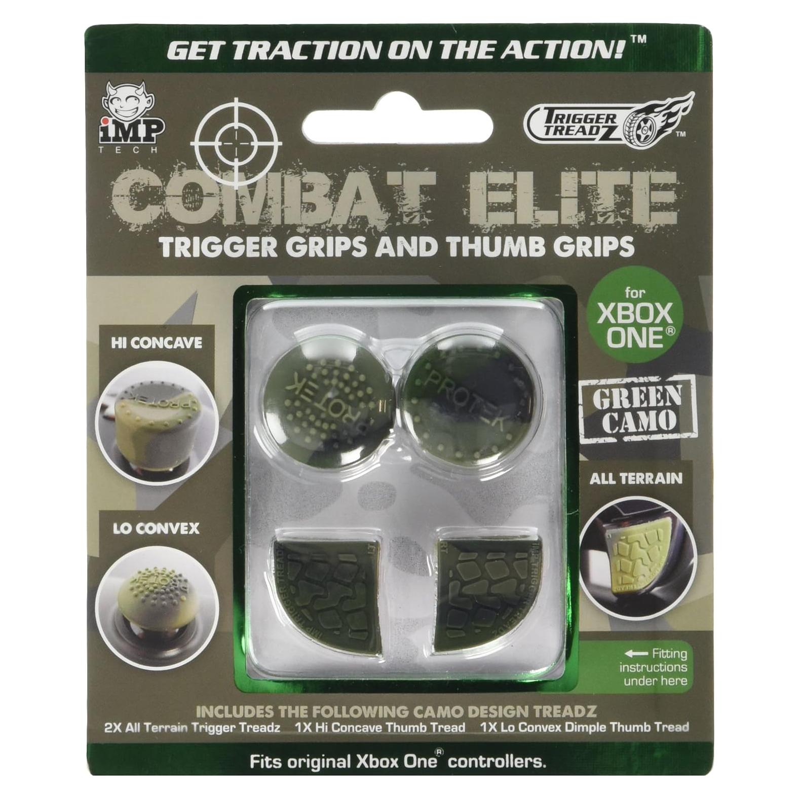 Empuñaduras para Gatillo y Pulgar Snakebyte Camuflaje Verde Xbox One