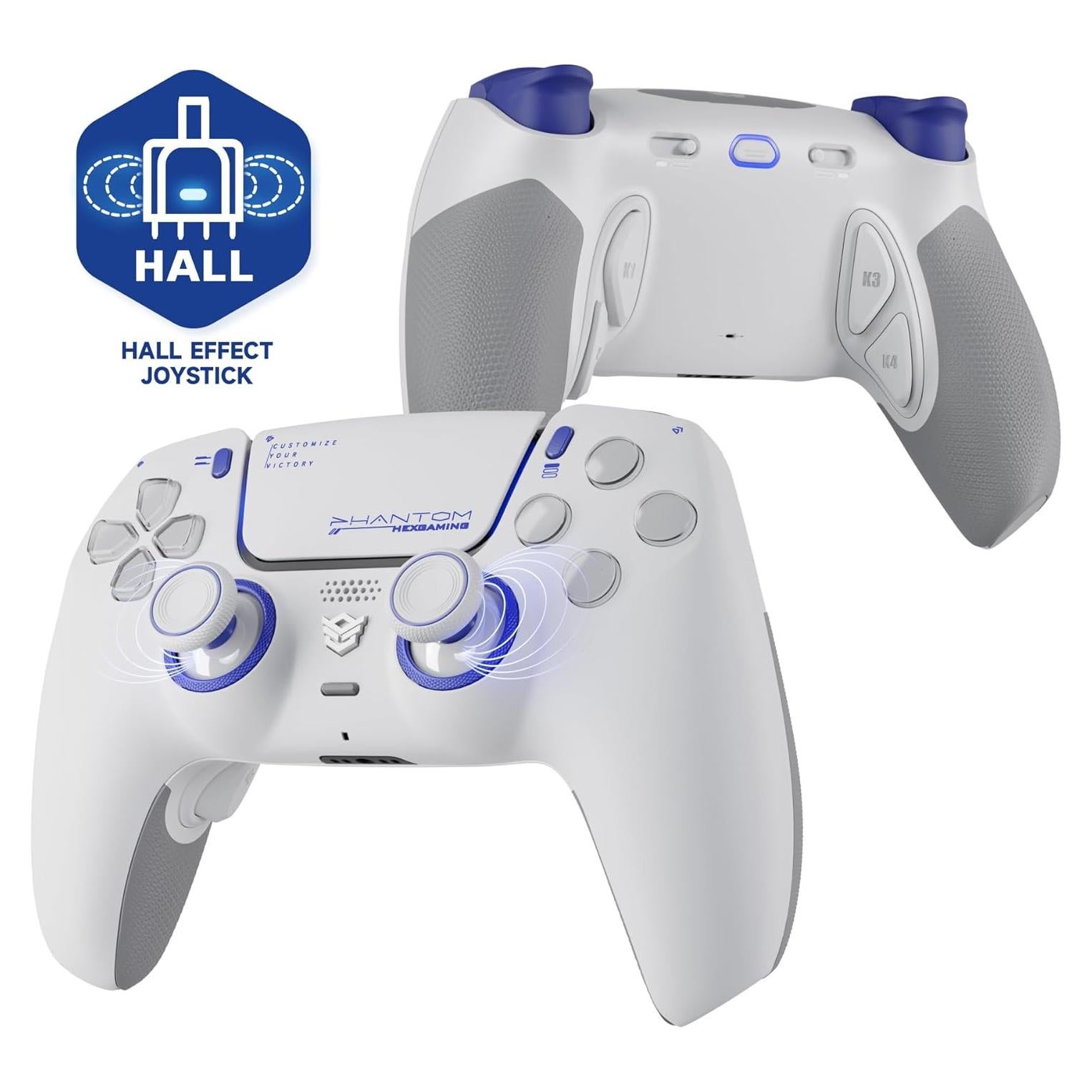Controlador Pro HEXGAMING PHANTOM con 4 Botones Remapeables