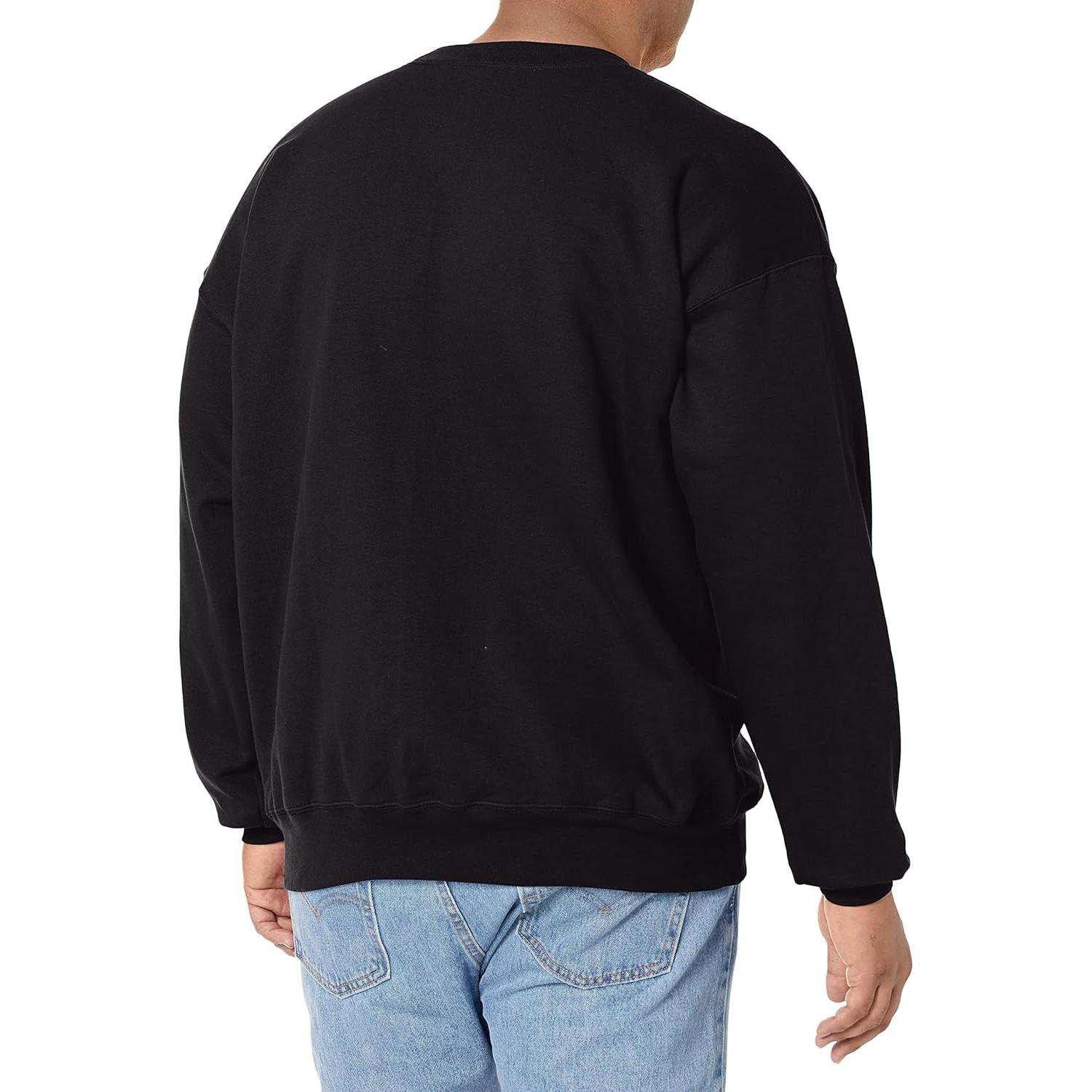 Sudadera Hanes para hombres, felpa pesada, cuello redondo