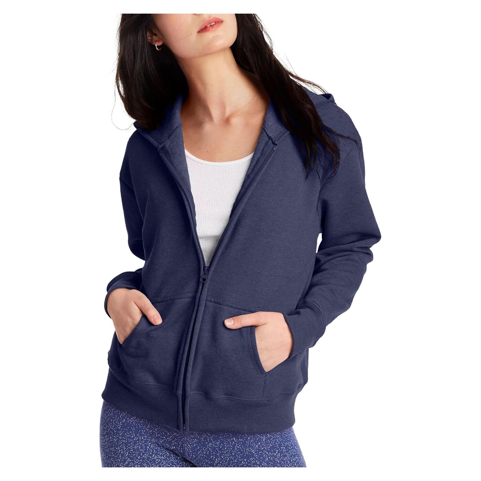 Sudadera Hanes para Mujeres X-Large Polar Navy Heather