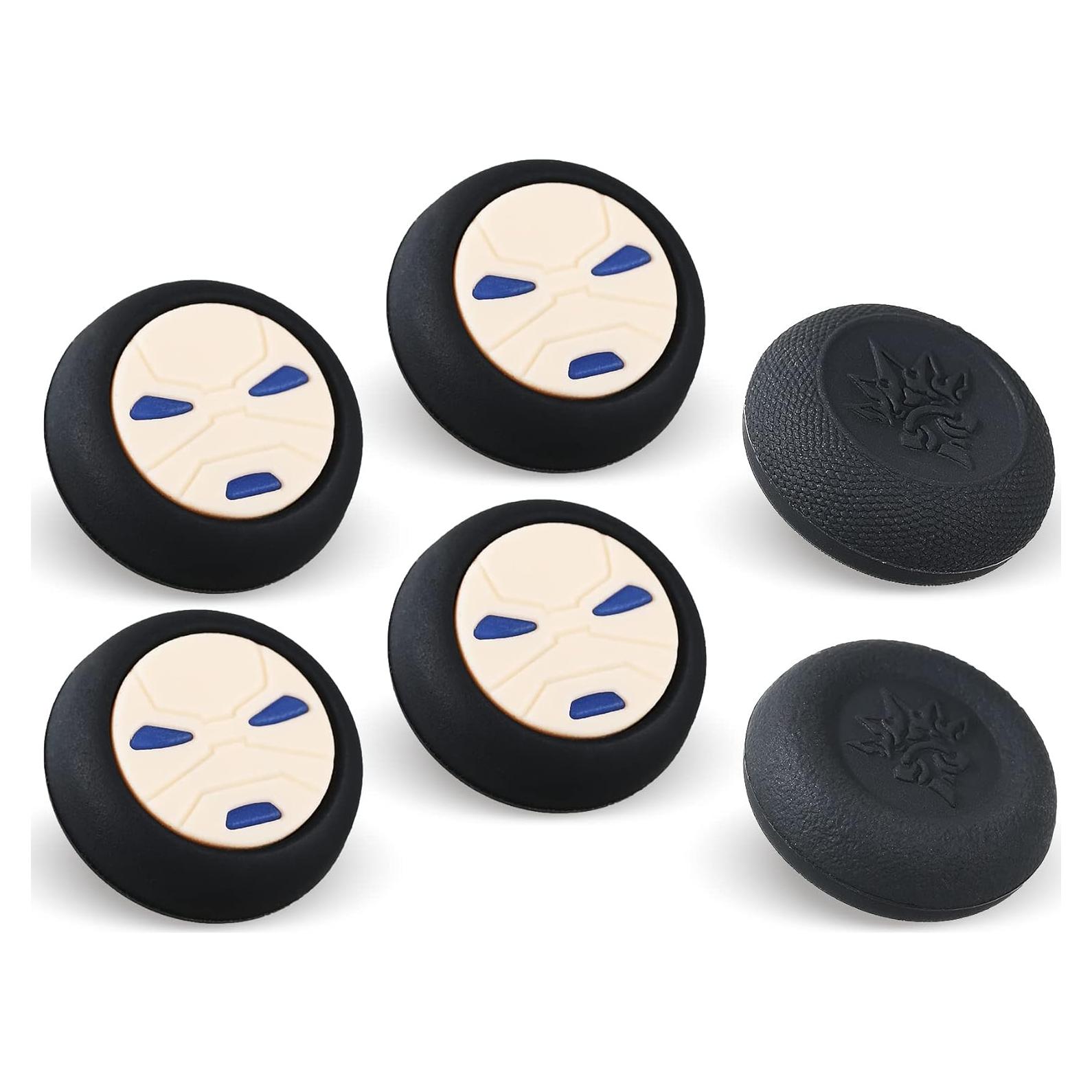 Juego de 6 Empuñaduras de Pulgar 9CDeer para Joystick PS5, PS4