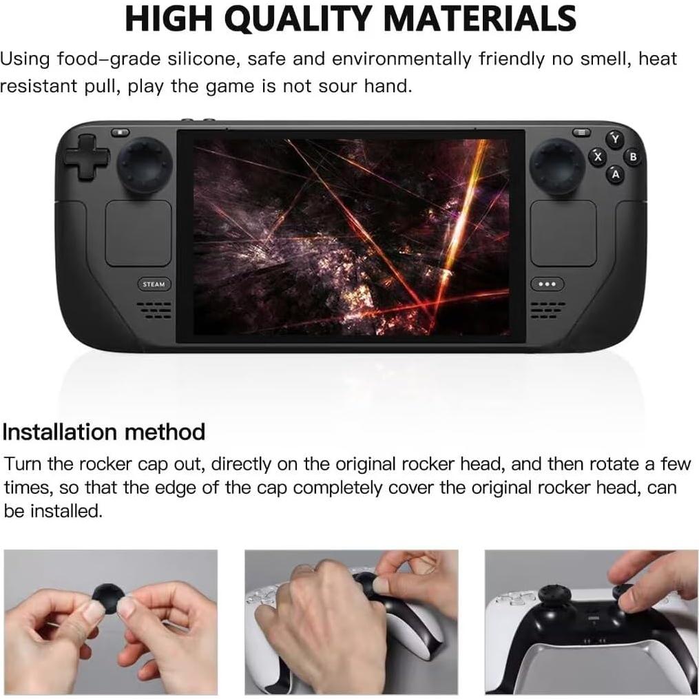 20 Tapas de Agarre de Joystick JRSHOME para PS4/Xbox/Wii