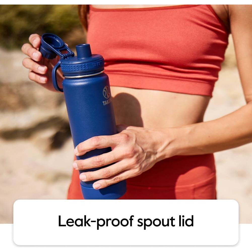 Botella de Agua Takeya Actives 710 ml Acero Inoxidable Azul