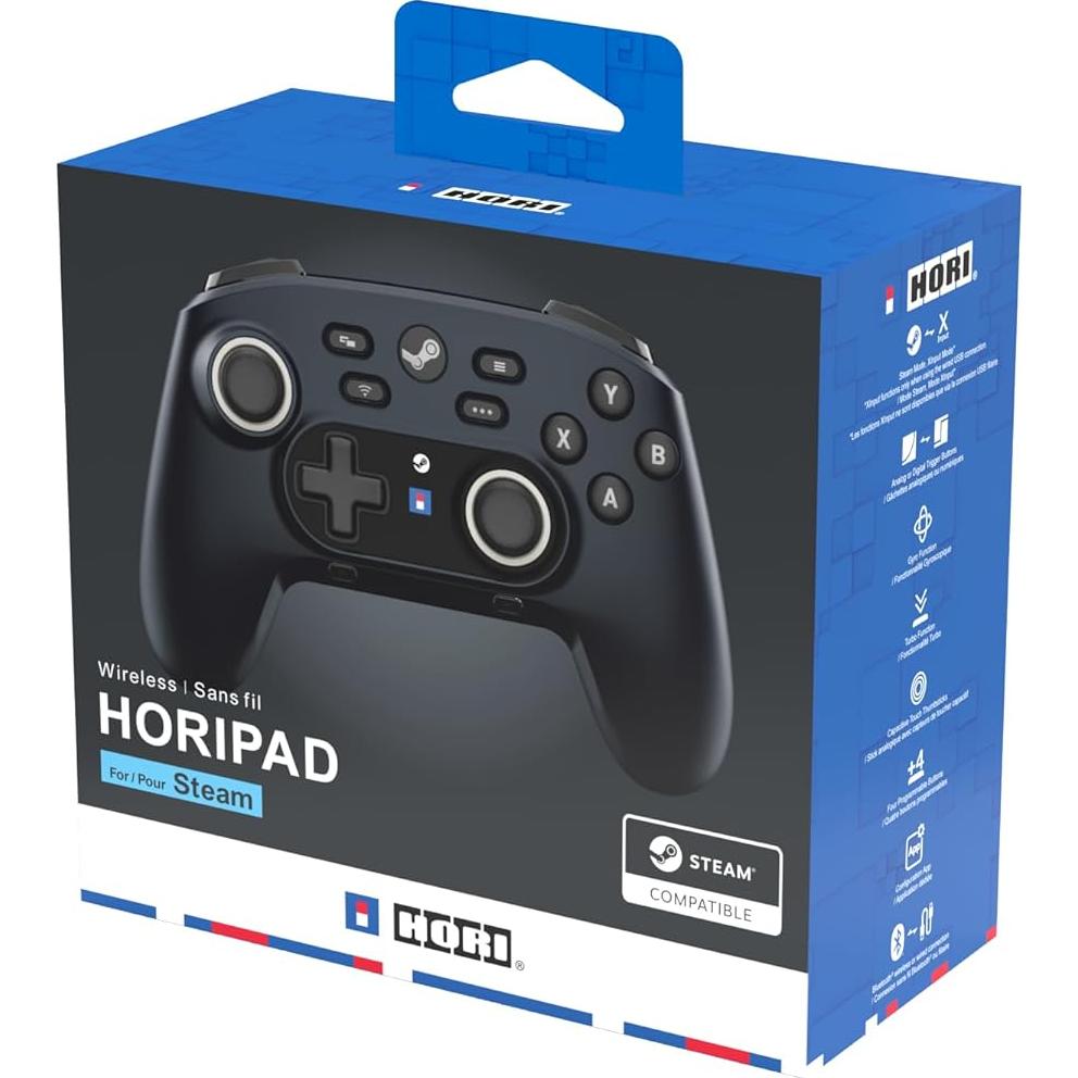 Controlador Inalámbrico HORIPAD para Steam - Pro Recargable