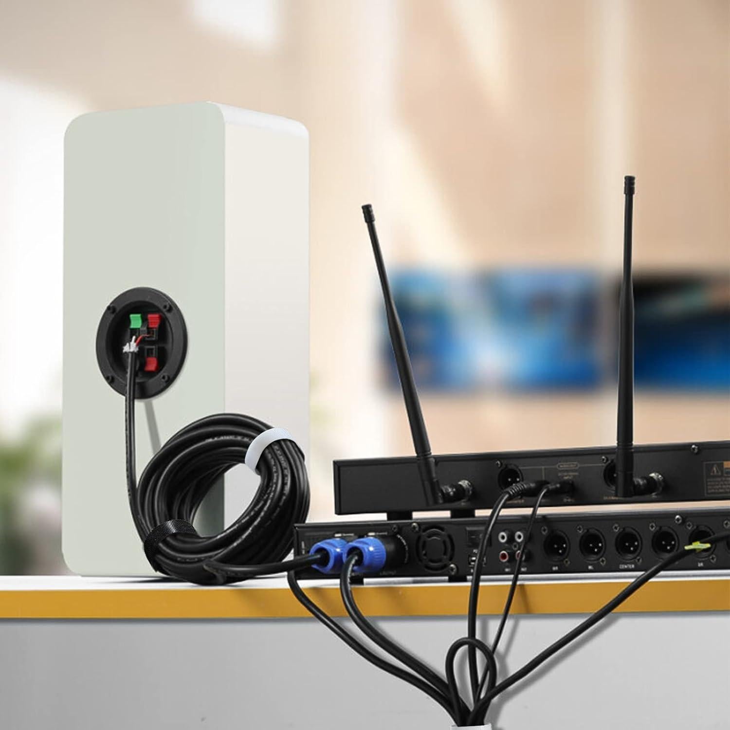 Bridas Reutilizables SGLXQ 50 Pcs Organizador de Cables