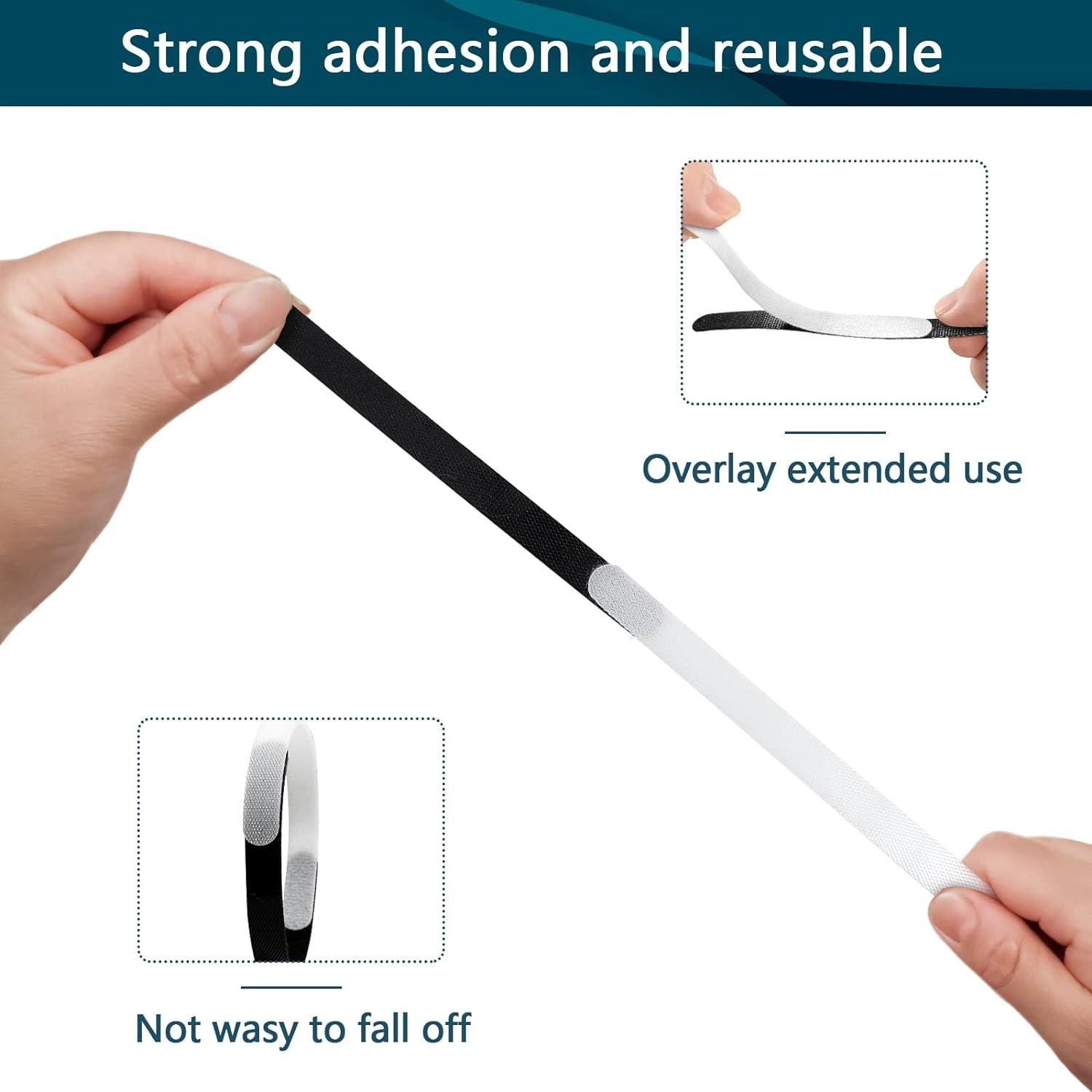 Bridas Reutilizables SGLXQ 50 Pcs Organizador de Cables