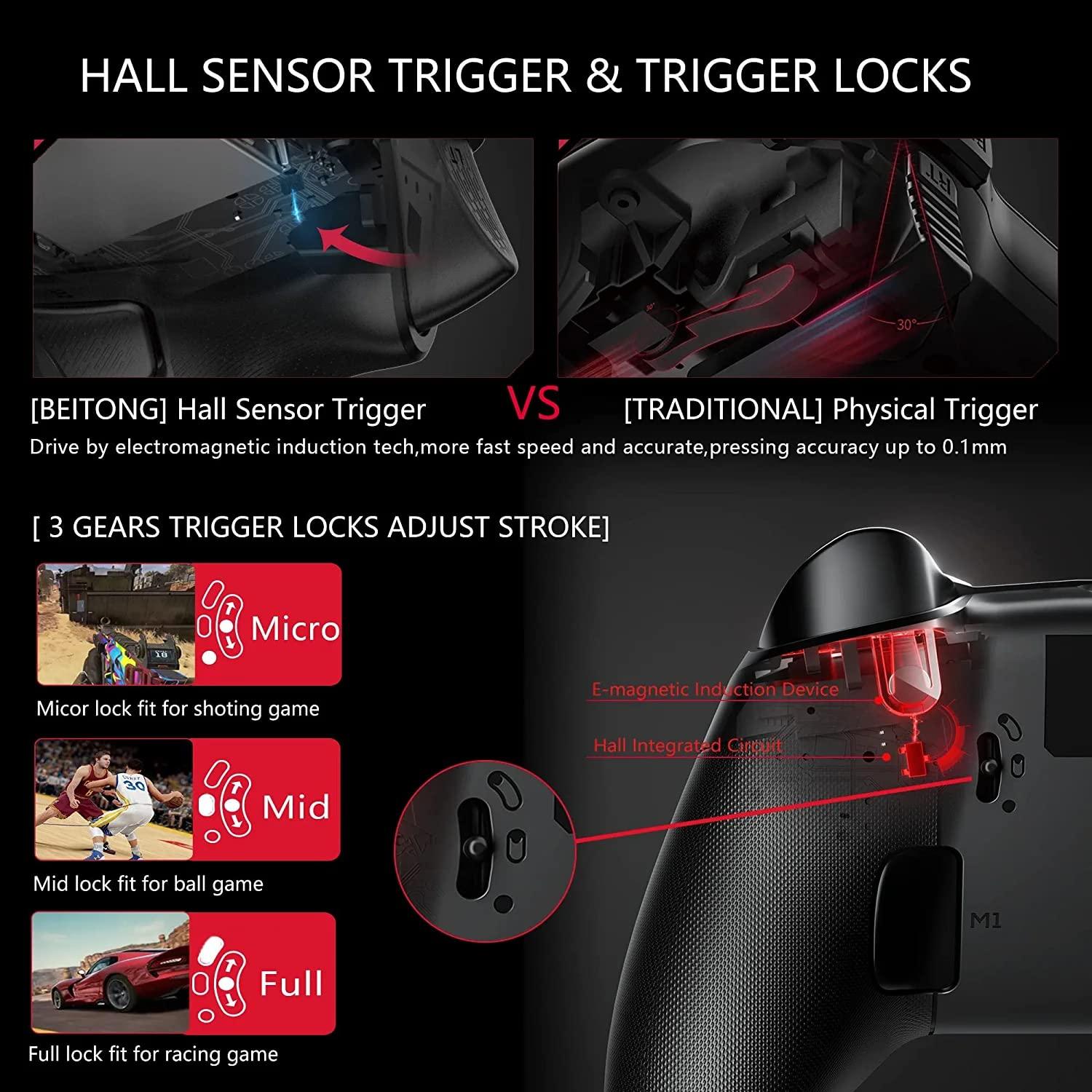 Controlador de Juegos BEITONG Asura 3S Inalámbrico 950mAh