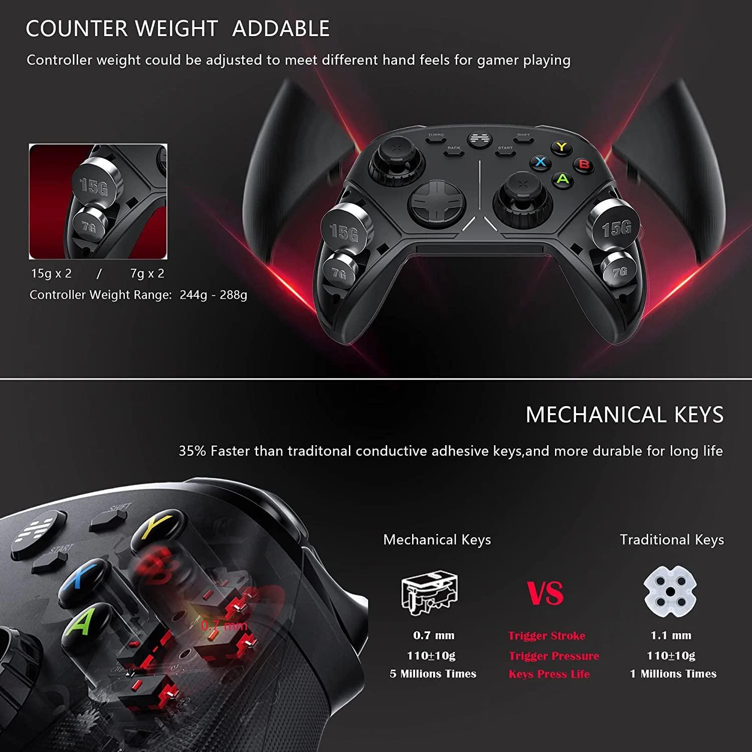 Controlador de Juegos BEITONG Asura 3S Inalámbrico 950mAh