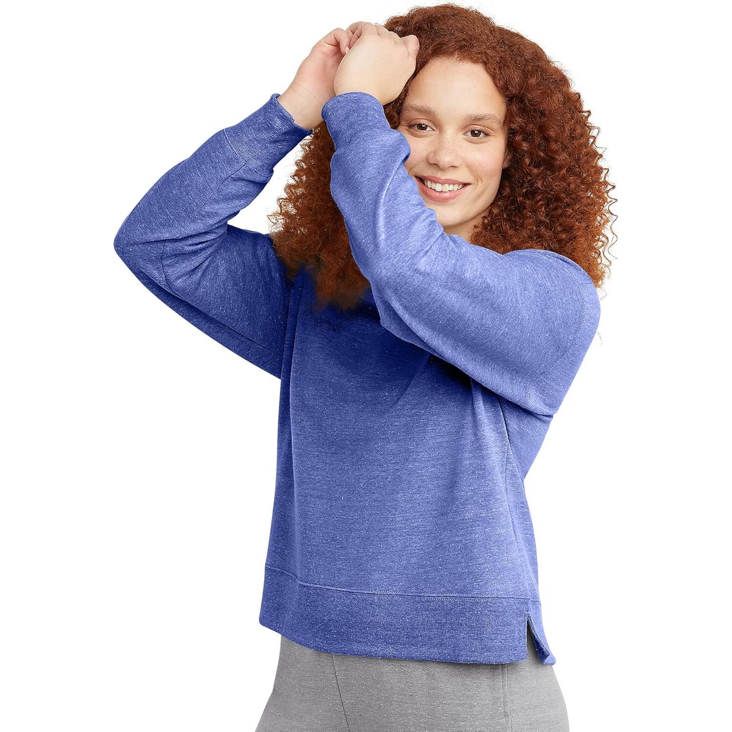 Sudadera liviana Hanes para mujer XX-Large Azul Forte