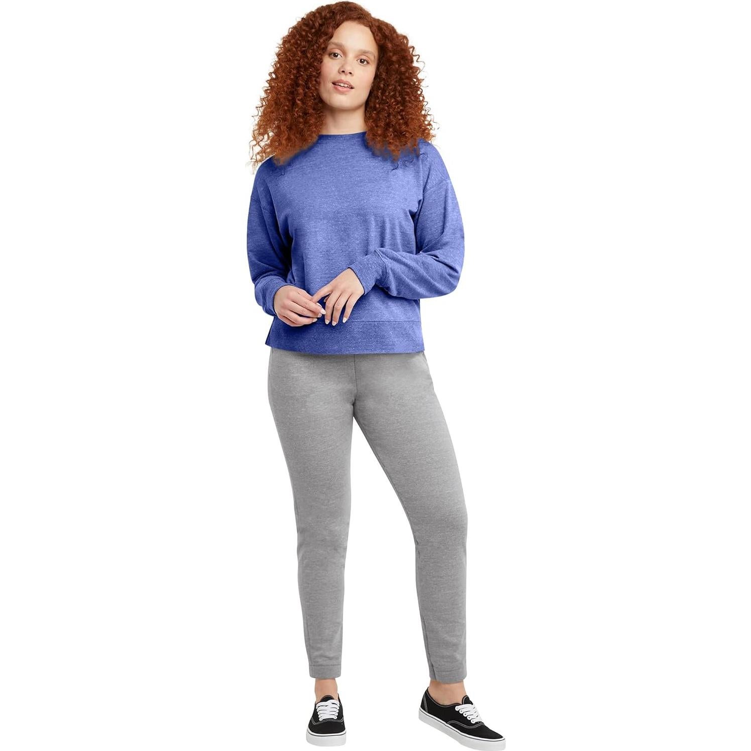Sudadera liviana Hanes para mujer XX-Large Azul Forte