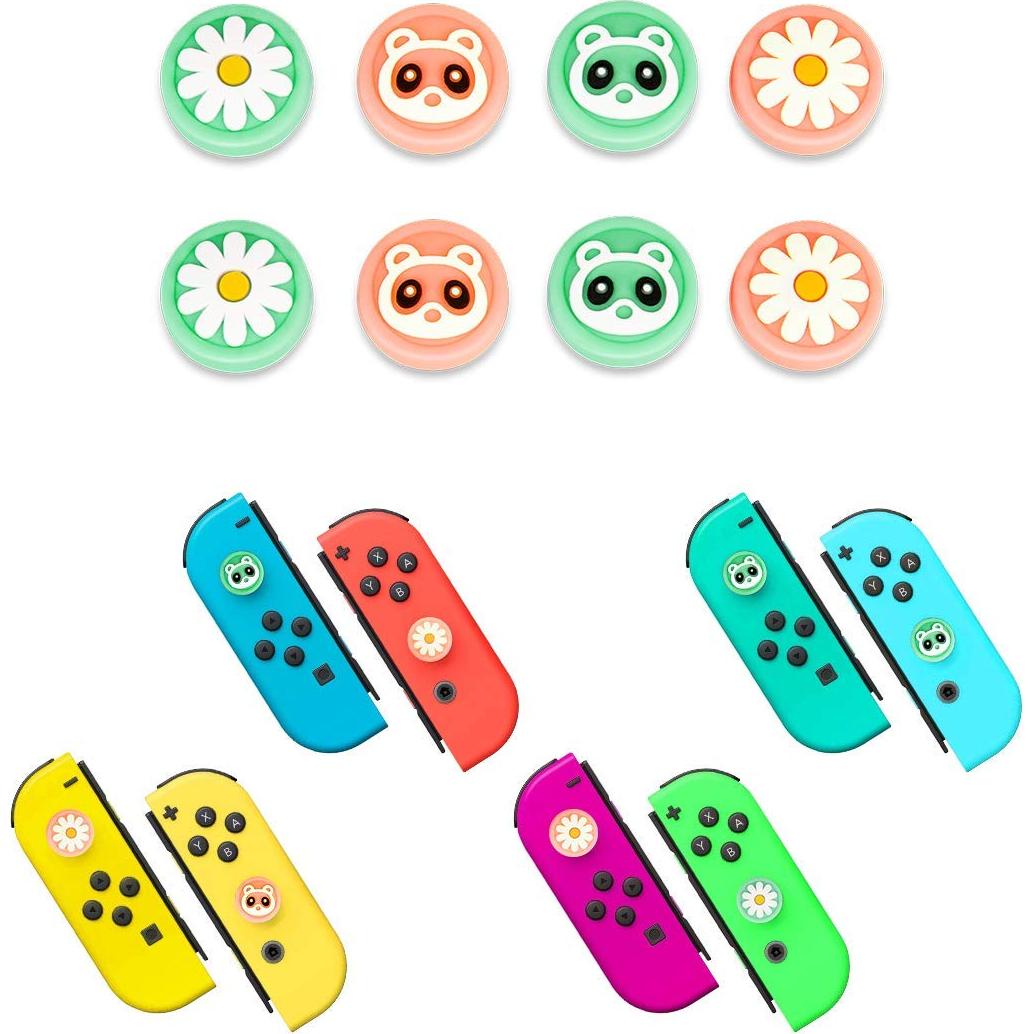 16 Caps de Agarre para Pulgar Nintendo Switch y Lite