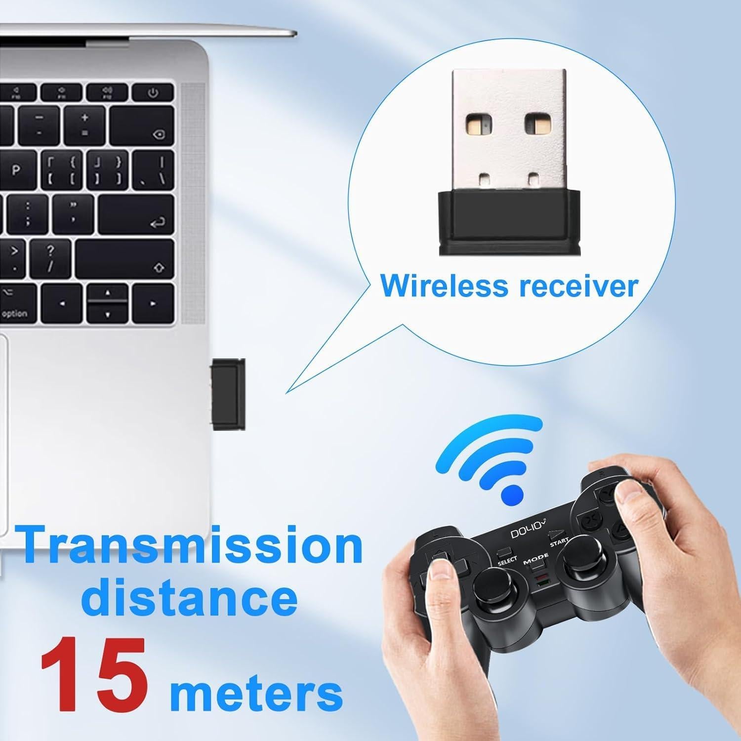 Controlador Inalámbrico DOYO KT711W para PC y Steam