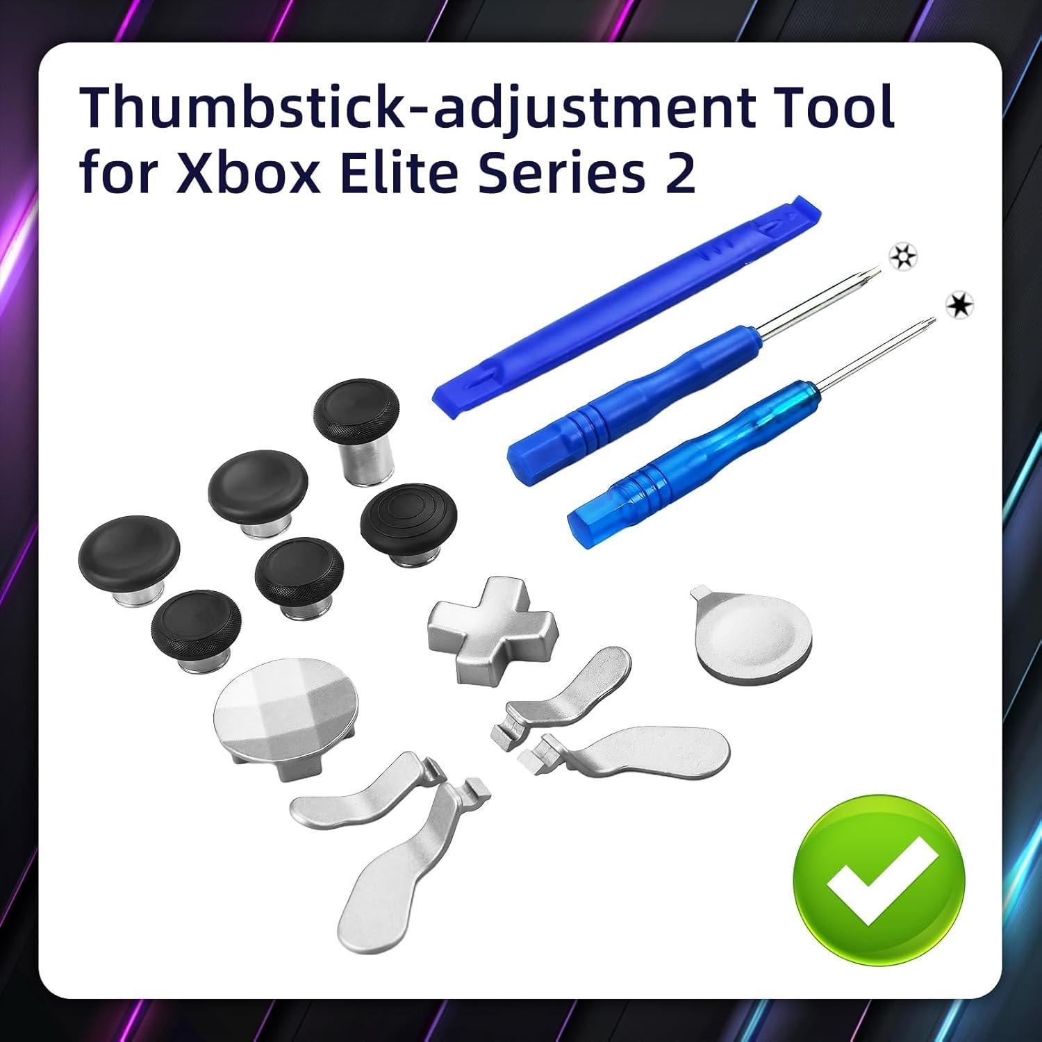 Kit 13 en 1 Palancas Metálicas Xbox One Elite Series 2