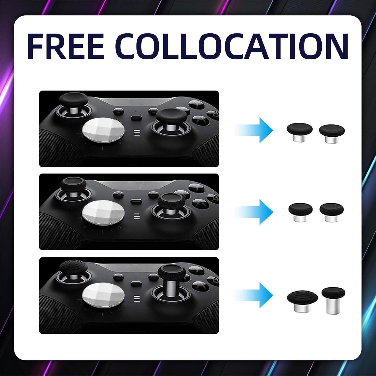 Kit 13 en 1 Palancas Metálicas Xbox One Elite Series 2